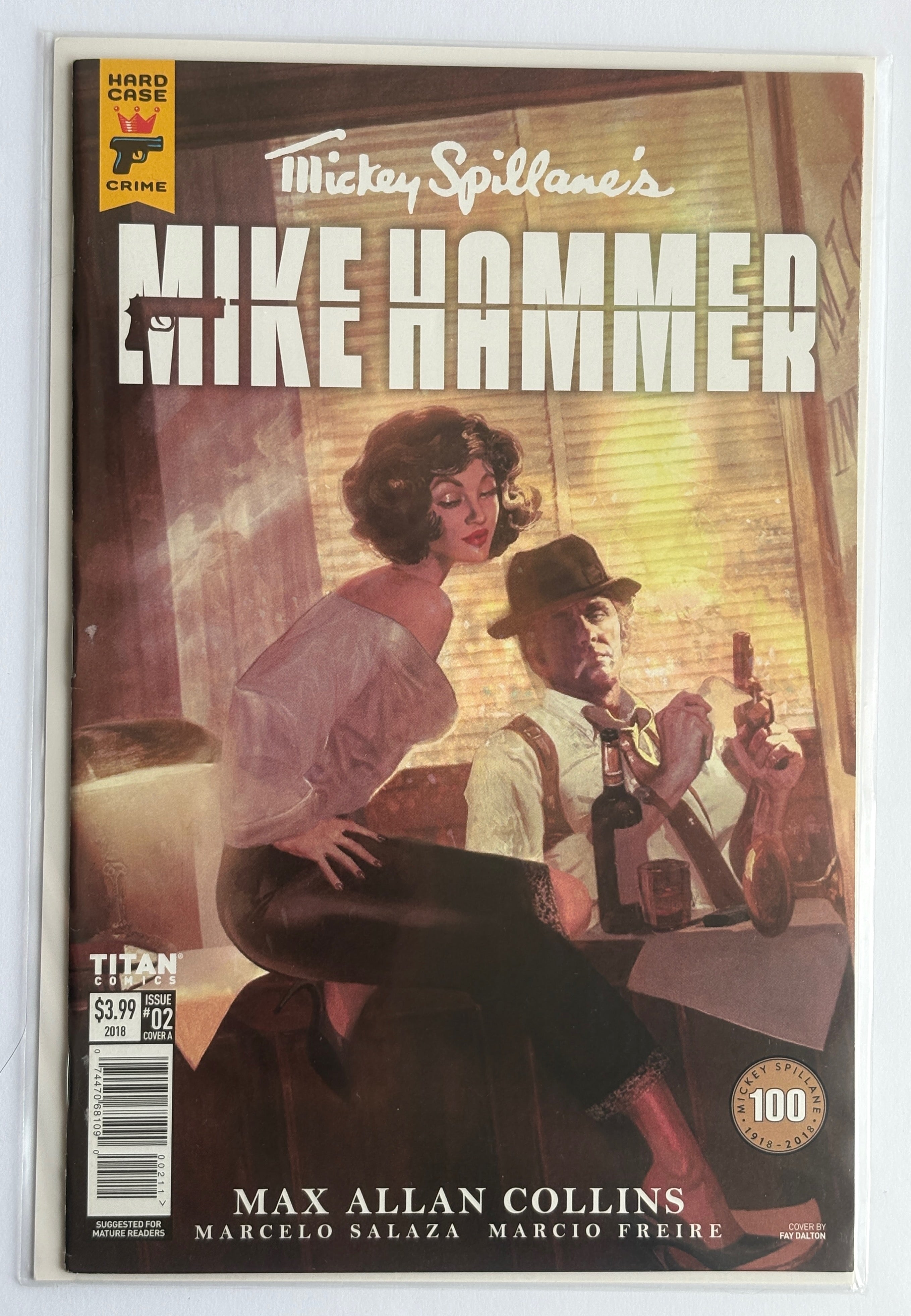 Mickey Spillane's Mike Hammer #2 - Cover A Titan Comics August 2018 VF 8.0
