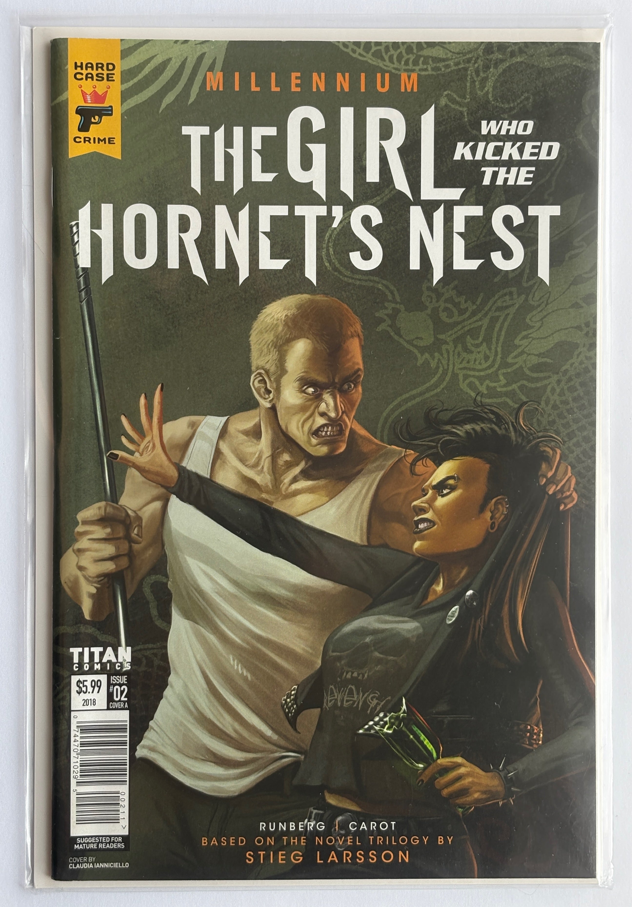 The Girl Who Kicked the Hornet's Nest #2 Cover A Titan  February 2018 VF+ 8.5