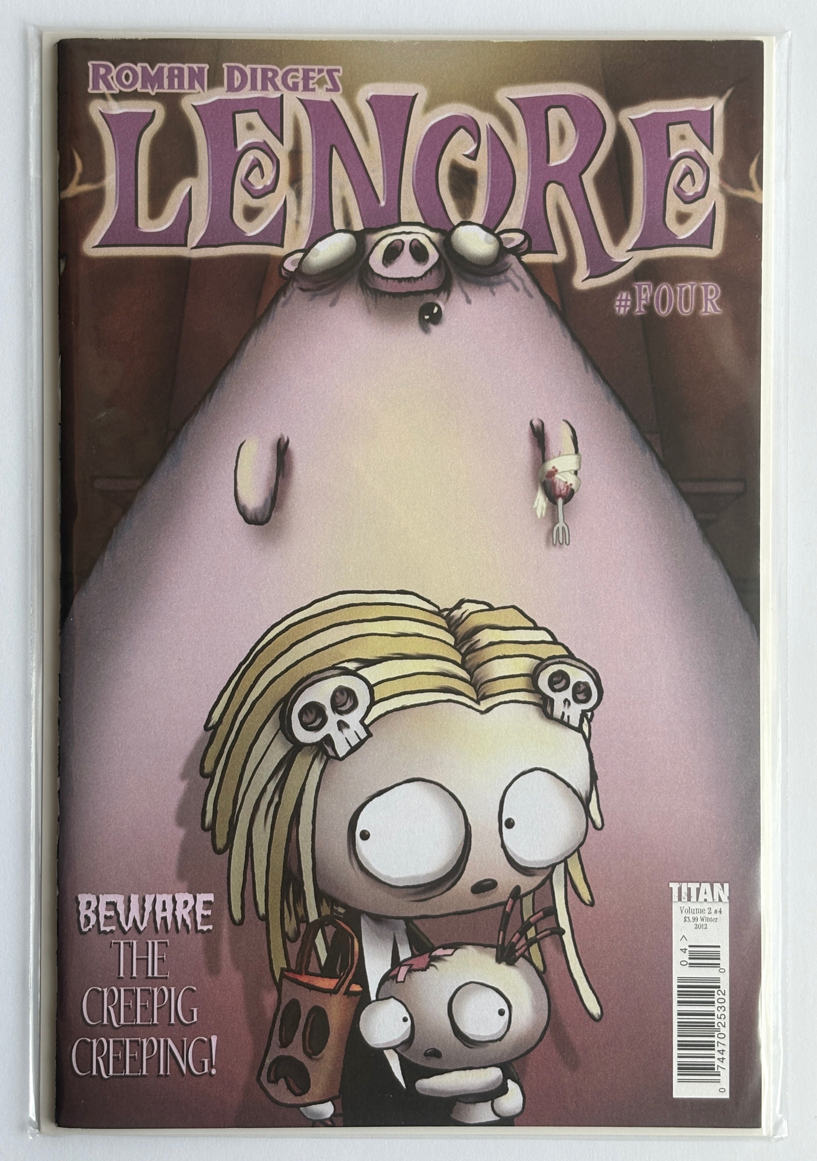 Roman Dirge's Lenore Vol: 2 #4 - Titan Comics Winter 2012 NM- 9.2