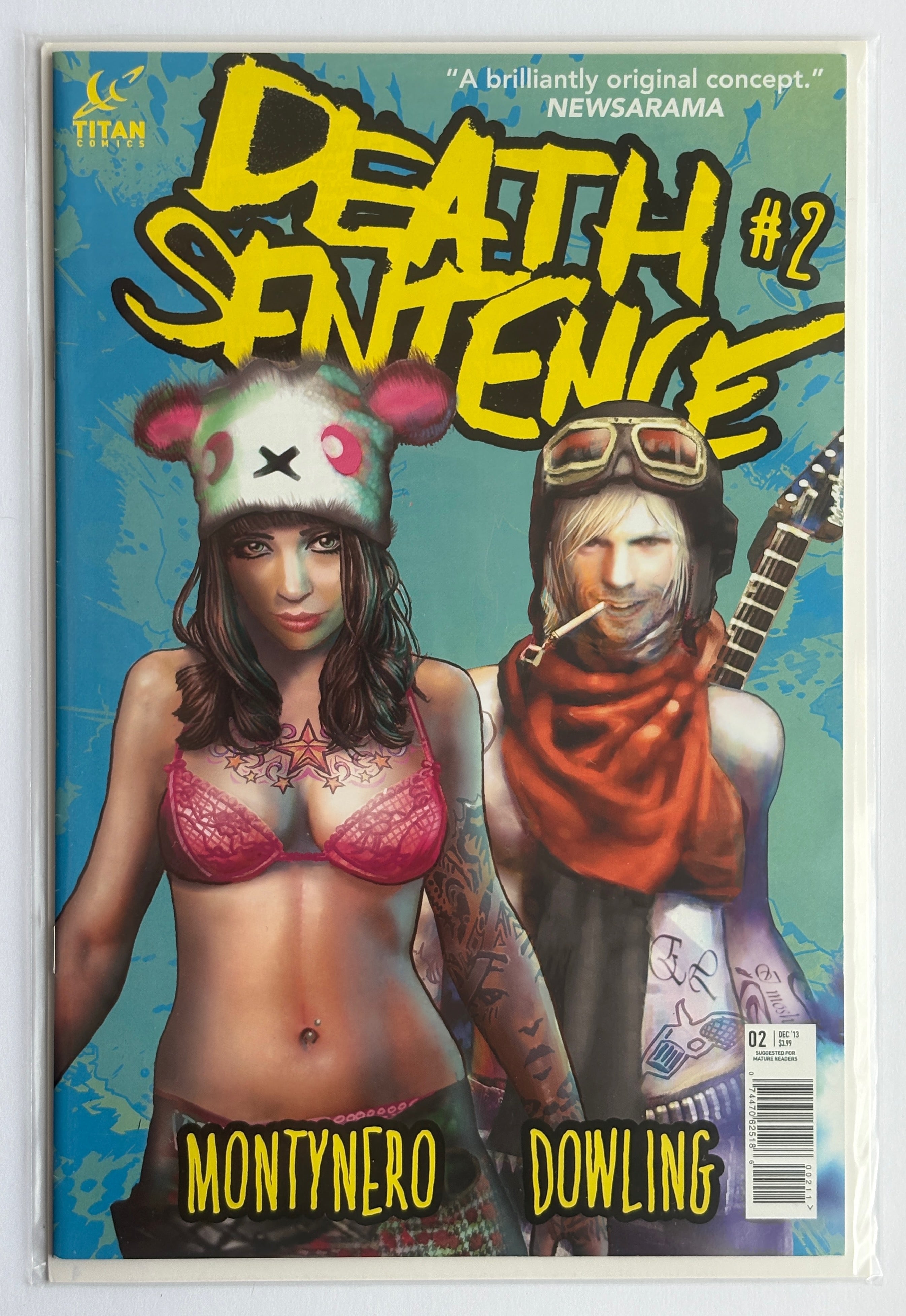 Death Sentence #2 - 1st Printing Titan Comics December 2013 VF- 7.5
