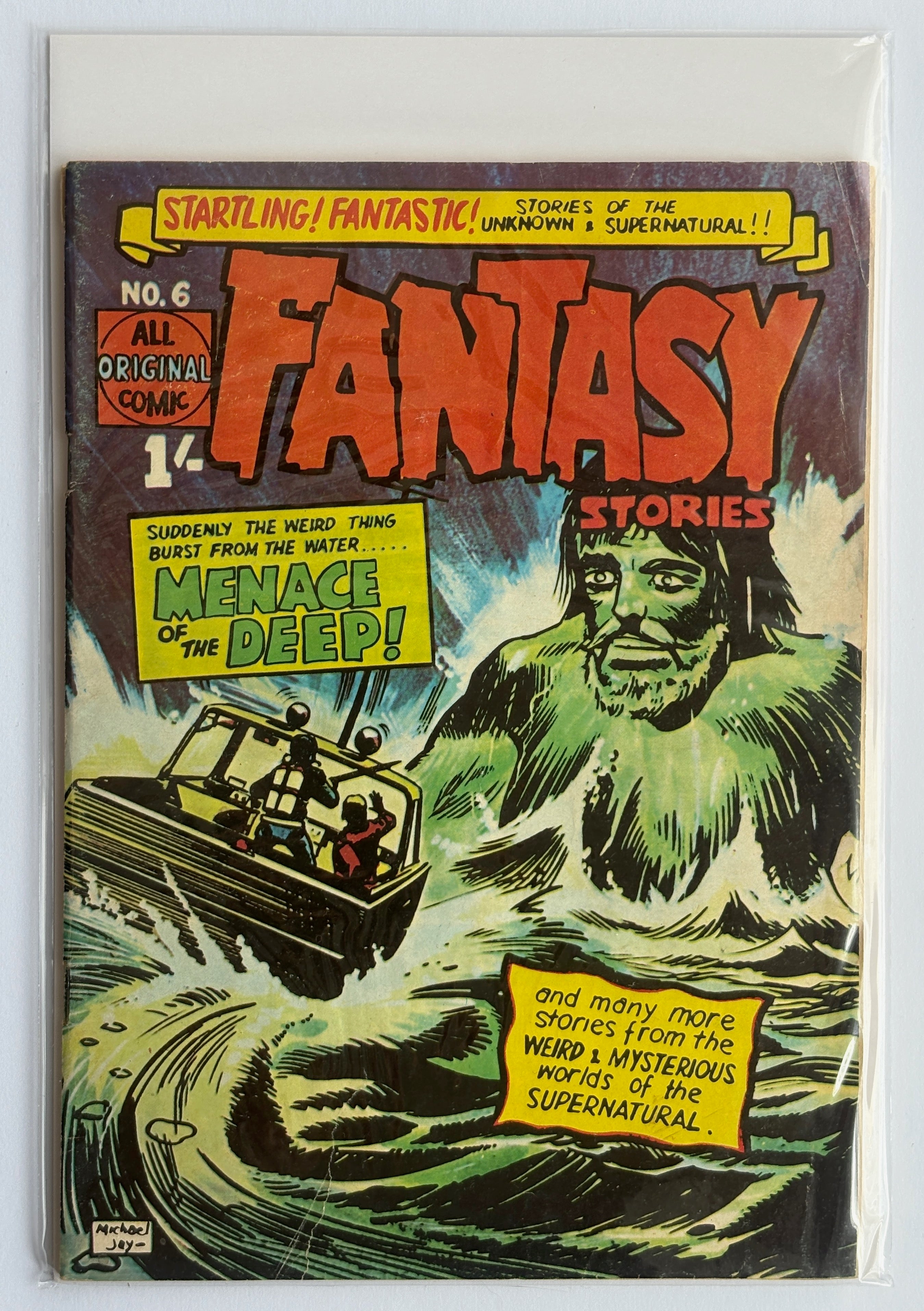 Fantasy Stories #6 - Weird Eerie - John Spencer (Publisher) 1966 VG 4.0