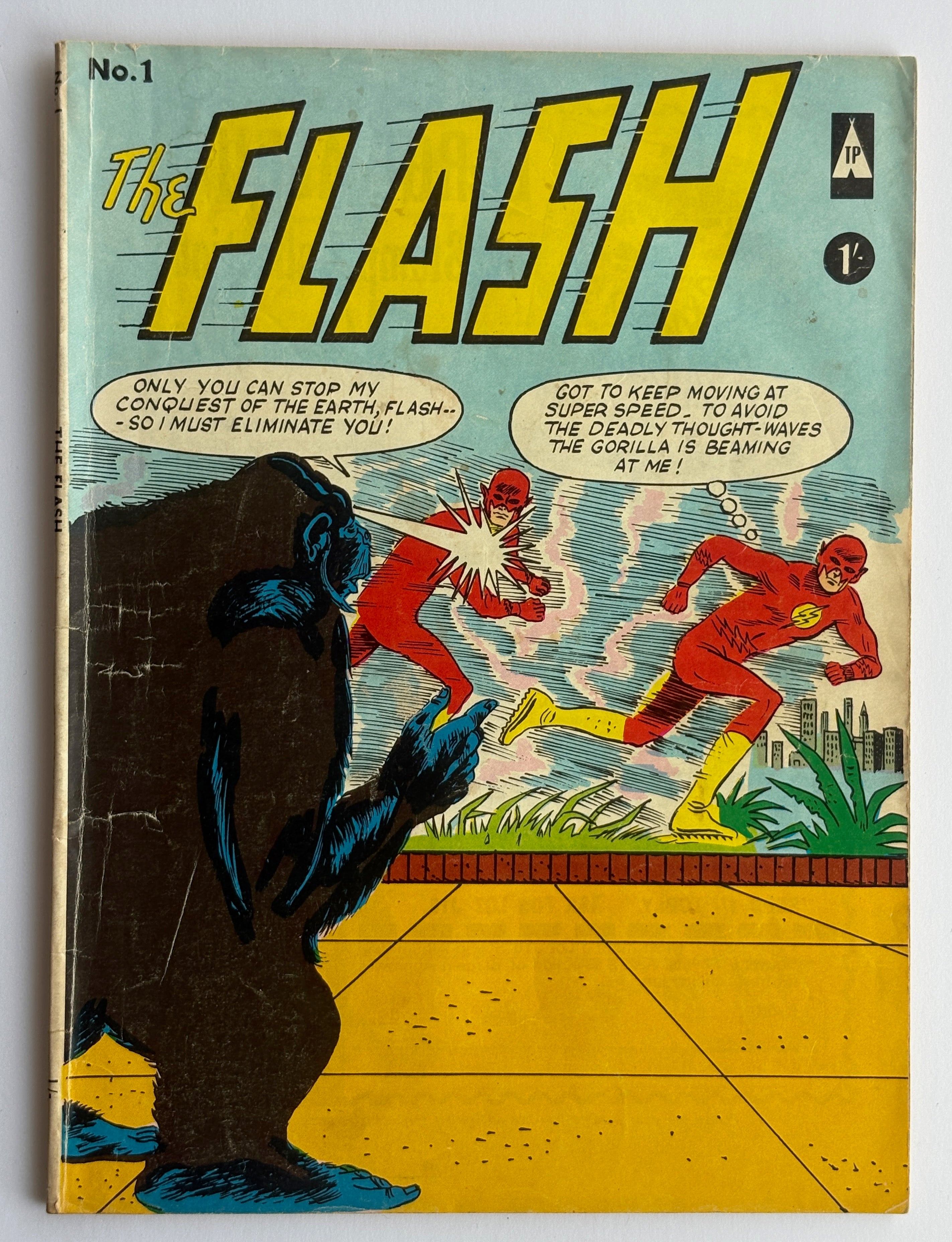 The Flash #1 - Top Sellers Imprint UK  (Thorpe & Porter) 1962 VG/FN 5.0