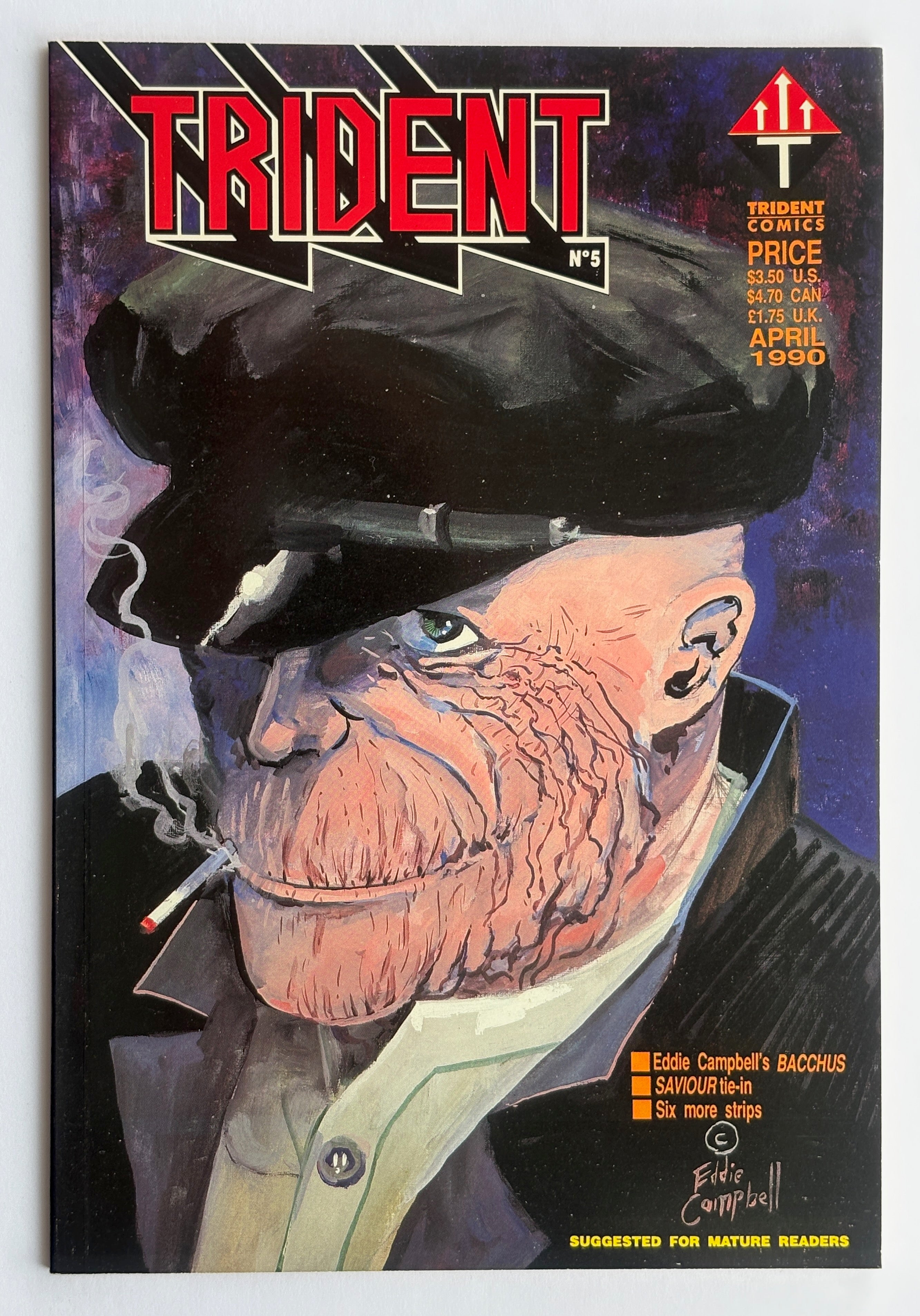 Trident #5 - Trident Comics - Eddie Campbell - April 1990 VF 8.0