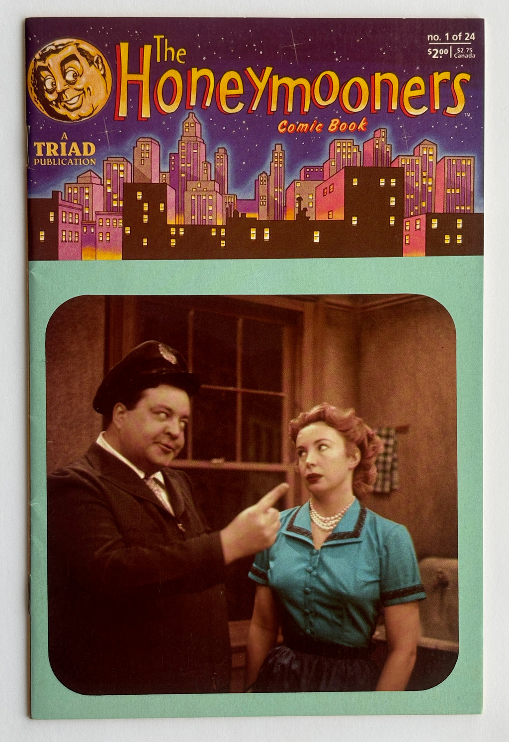 The Honeymooners Comic Book #1 - A Triad Publication September 1987 FN/VF 7.0