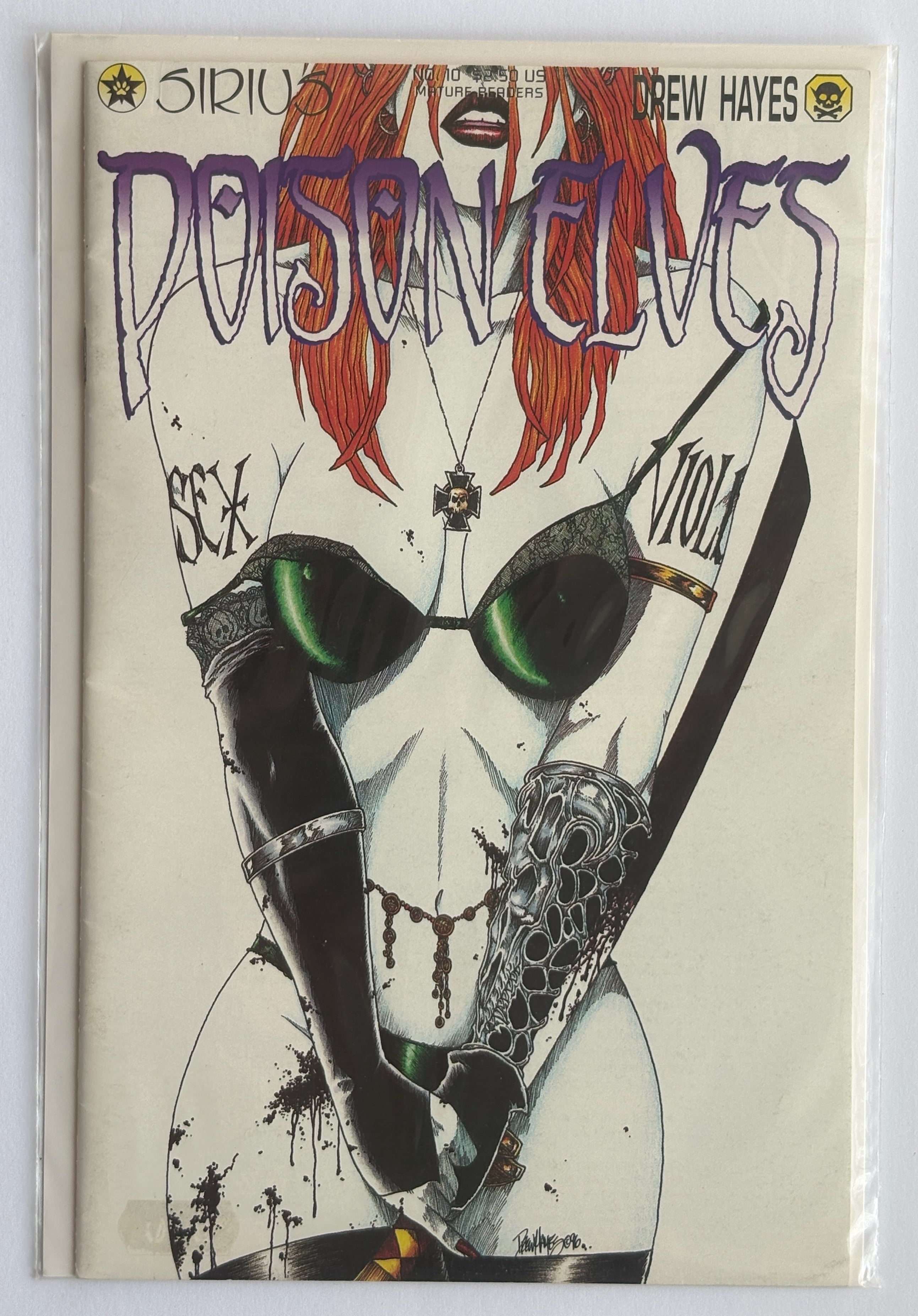 Poison Elves #10 - 1st Printing - Sirius Entertainment 1996 FN 6.0