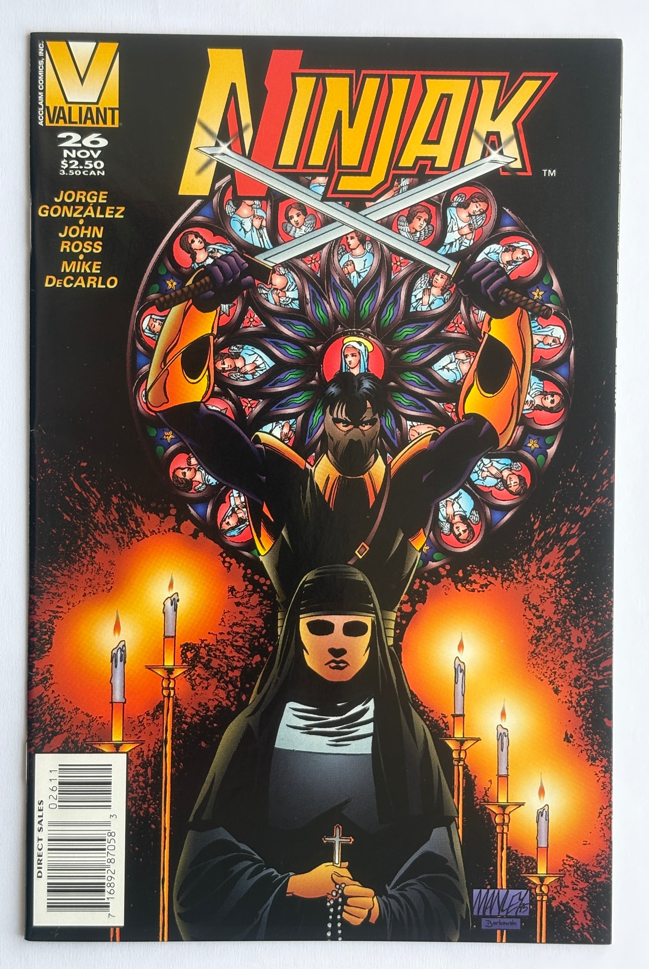 Ninjak #26 - 1st Printing - Valiant Comics November 1995 VF+ 7.5