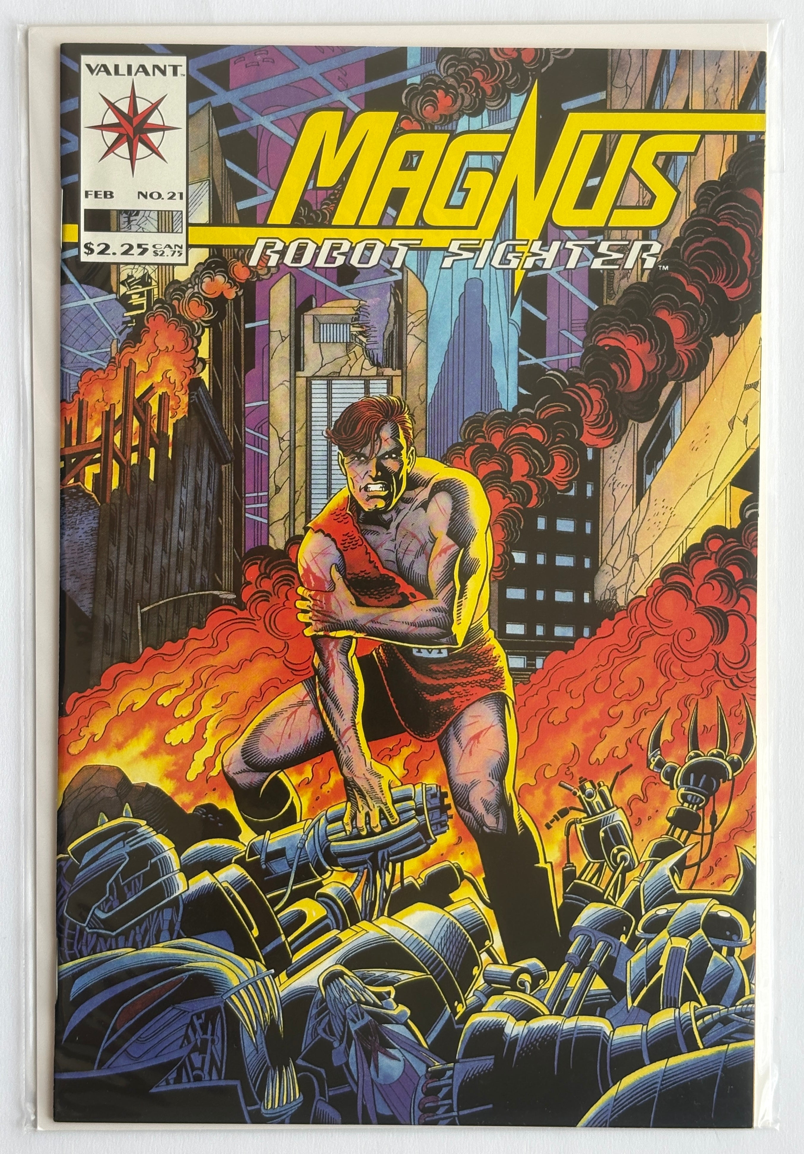 Magnus Robot Fighter #21 - Valiant Comics February 1993 VF- 7.5