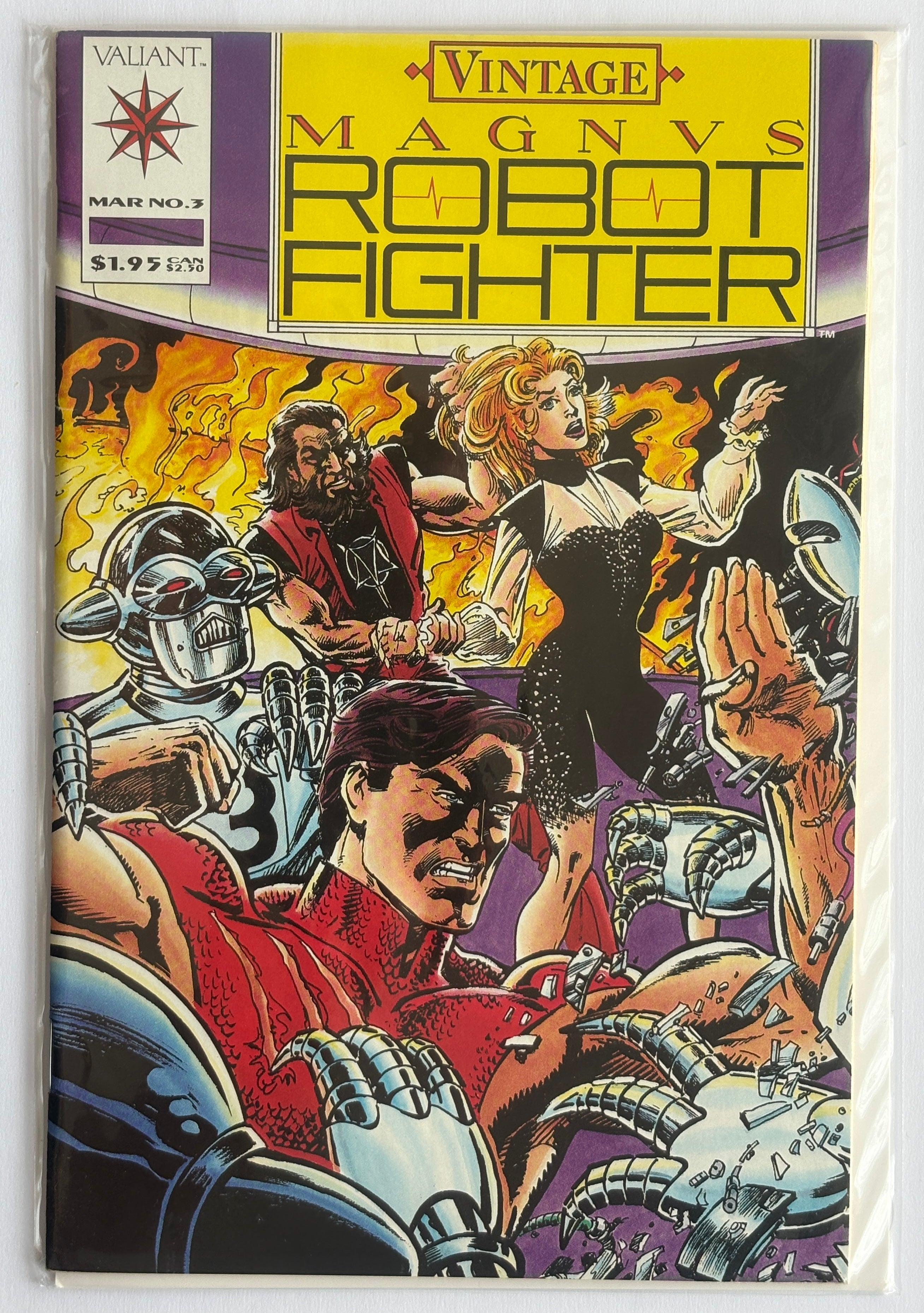 Magnus Robot Fighter #3 - Valiant Comics March 1992 F/VF 7.0