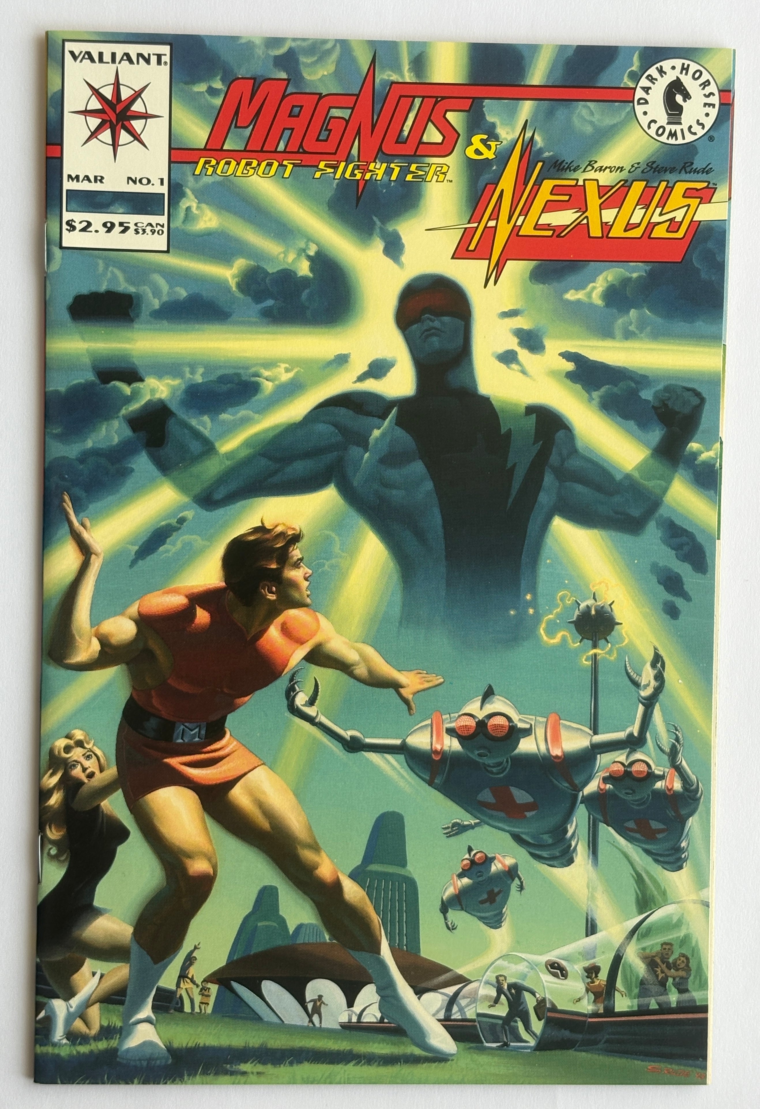 Magnus Robot Fighter & Nexus #1 & 2 Set Valiant Dark Horse Comics 1993 VF/NM 9.0
