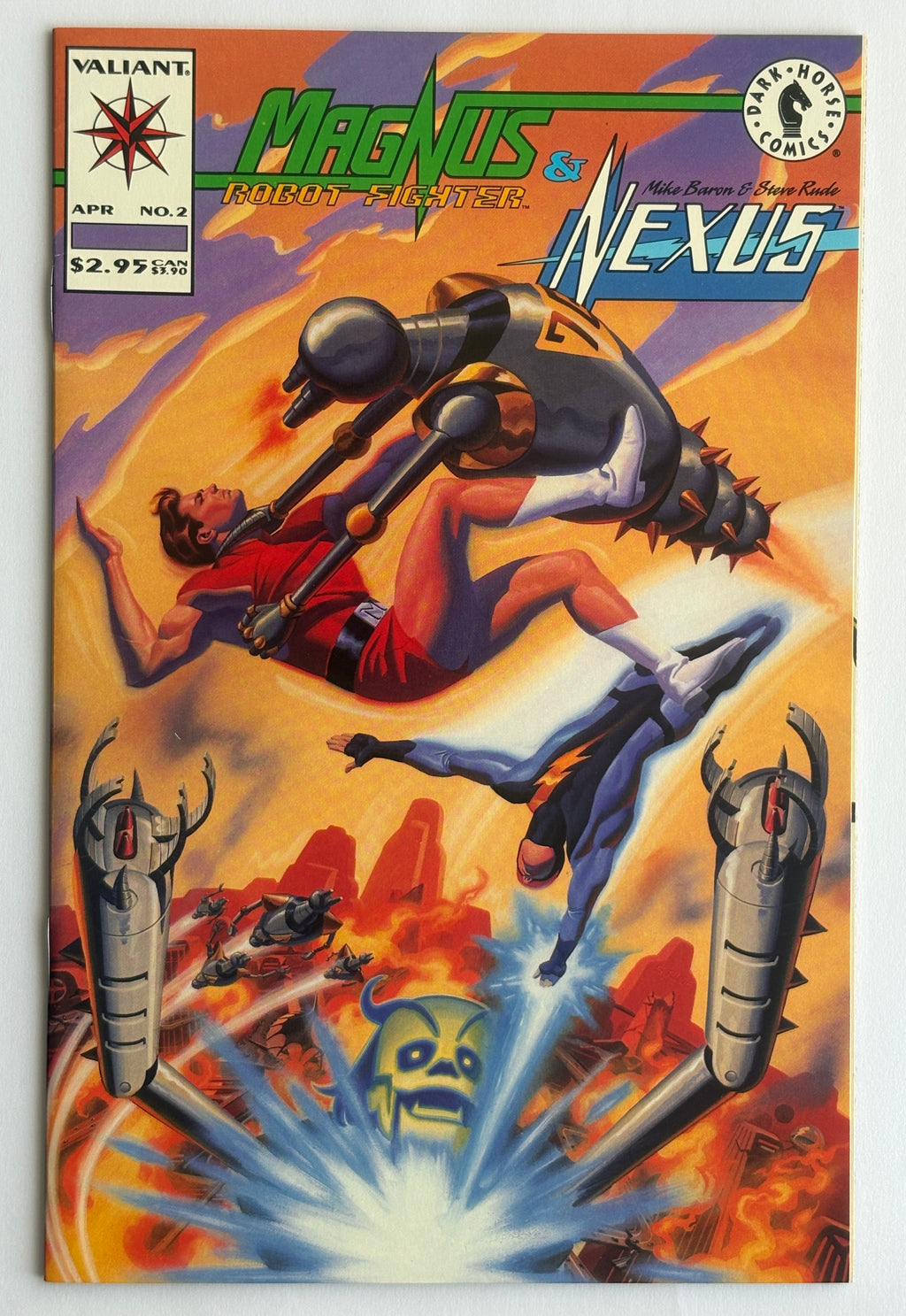 Magnus Robot Fighter & Nexus #1 & 2 Set Valiant Dark Horse Comics 1993 VF/NM 9.0