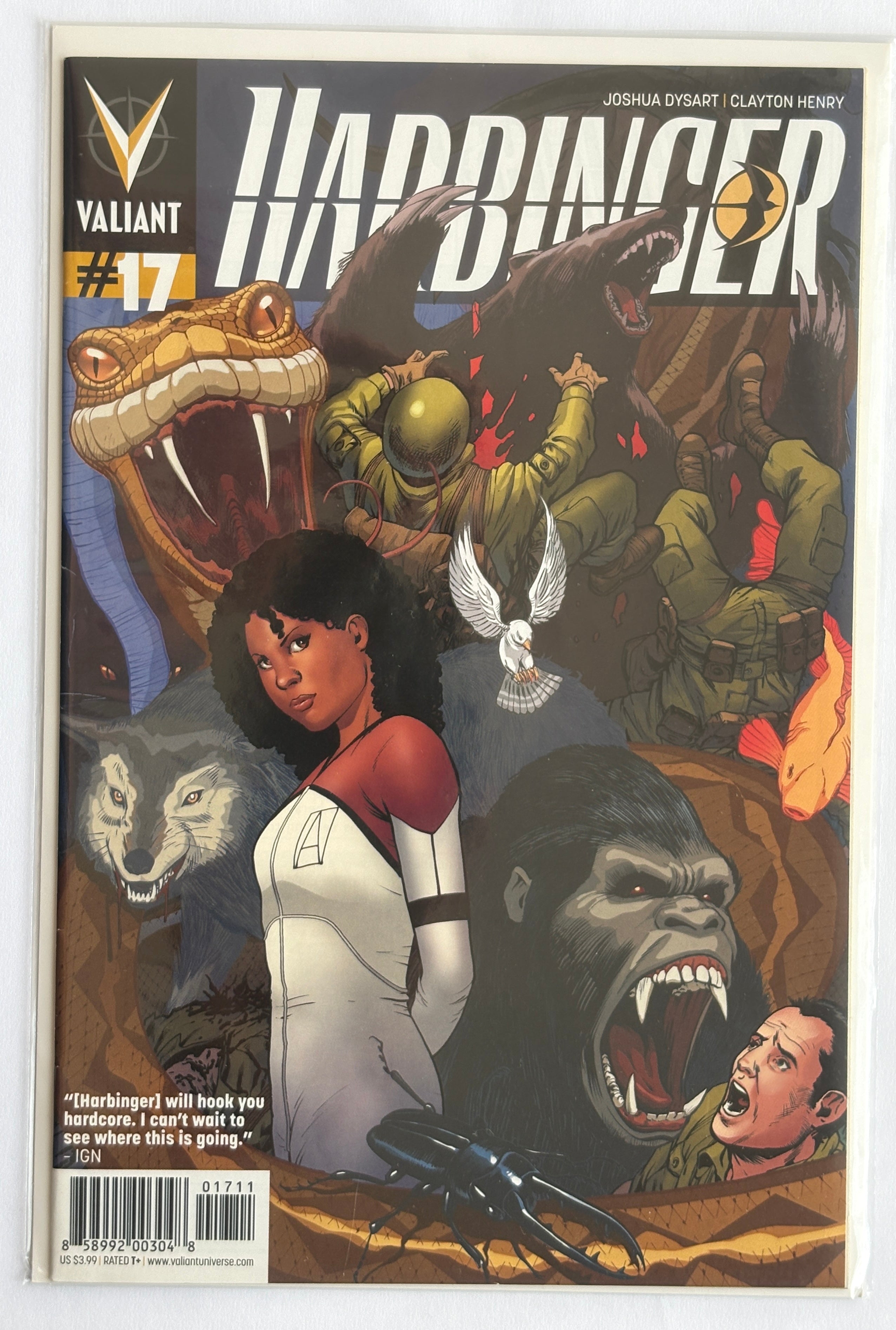 Harbinger #17 - 1st Printing - Valiant Comics - October 2013 VF- 7.5