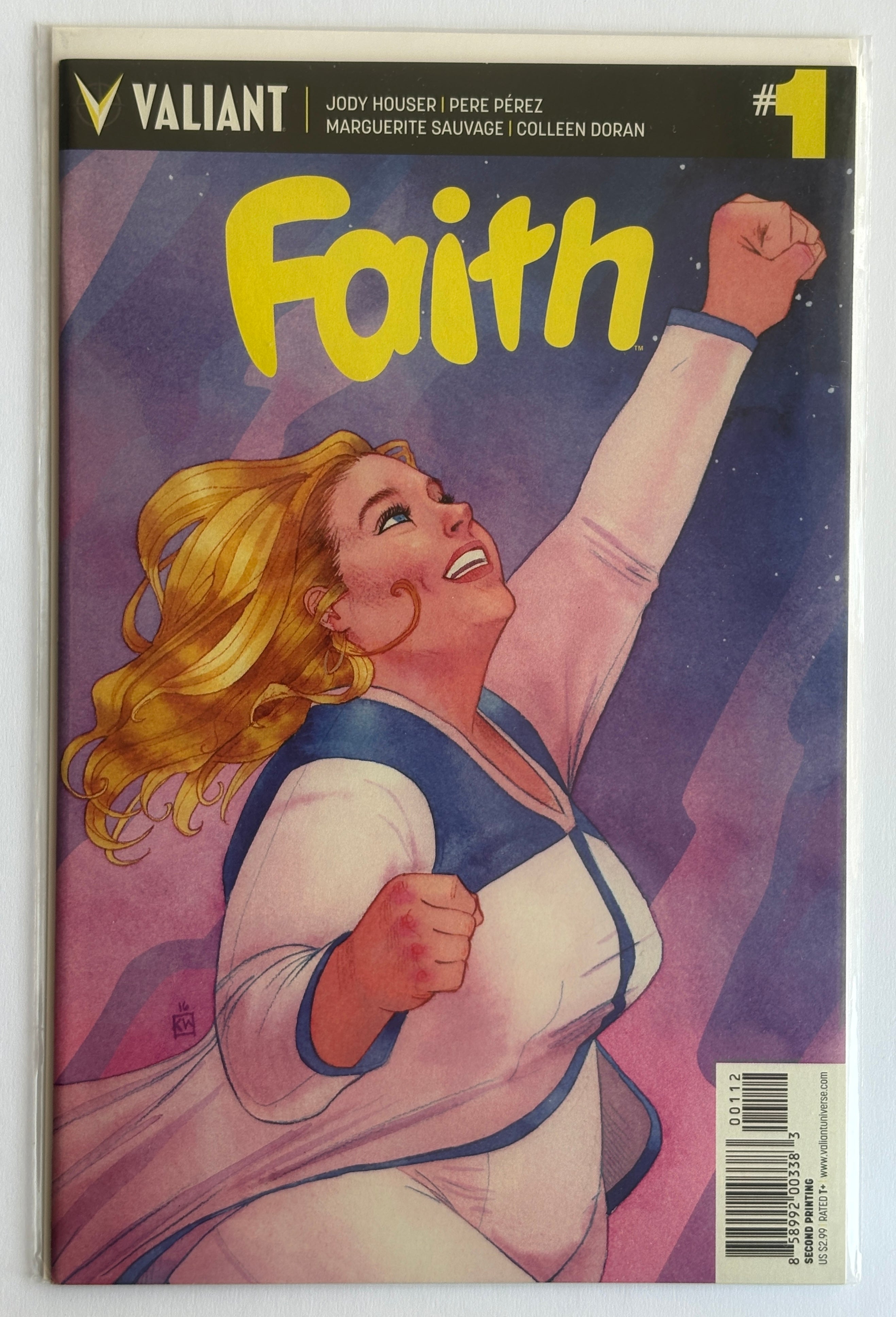 Faith #1 - 2nd Printing - Valiant Comics July 2016 VF/NM 9.0