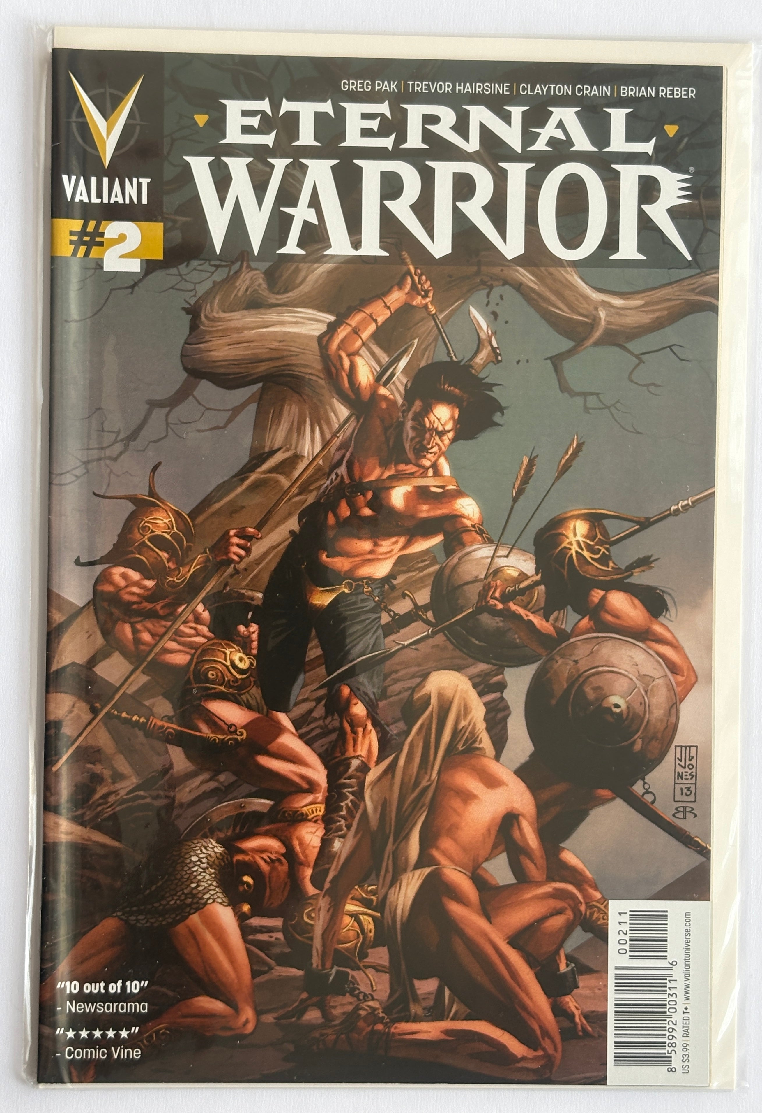 Eternal Warrior #2 - 1st Printing - Valiant Comics - October 2013 F/VF 7.0