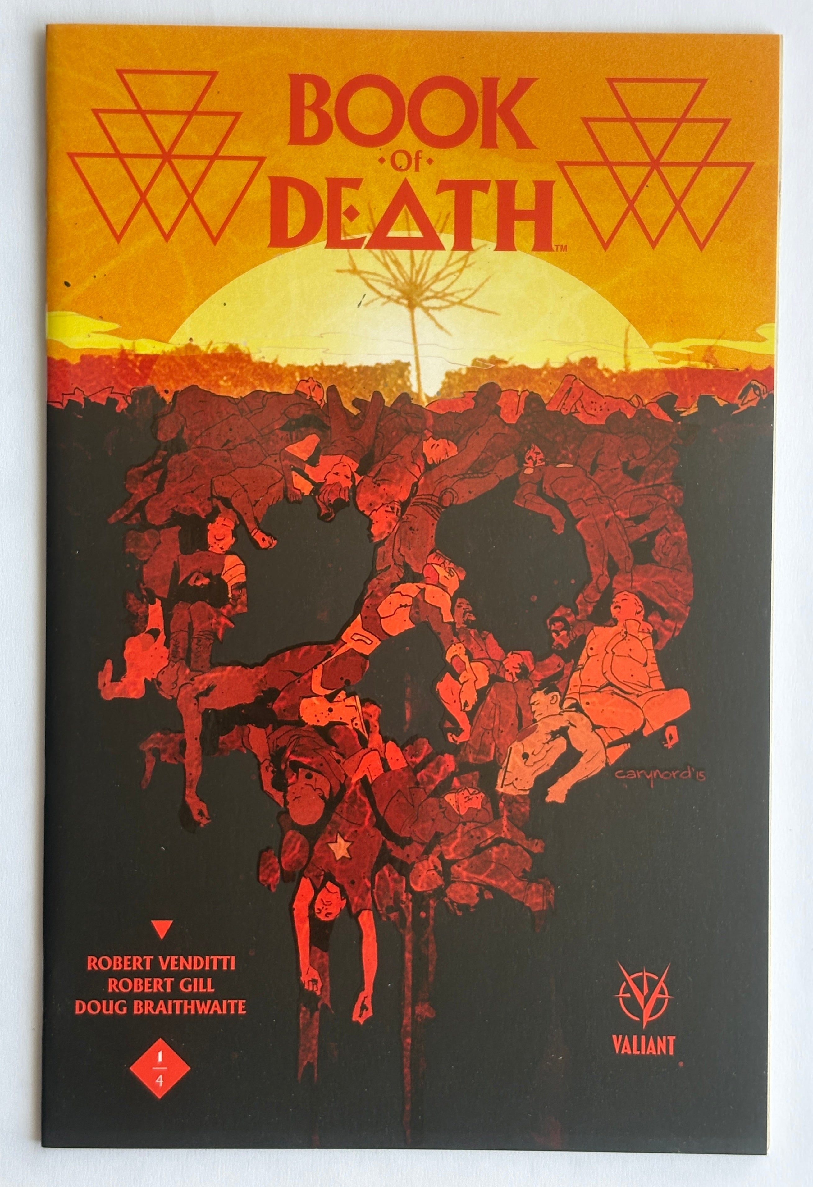 Book of Death #1 - Cover B - Valiant Entertainment - July 2015 VF/NM 9.0
