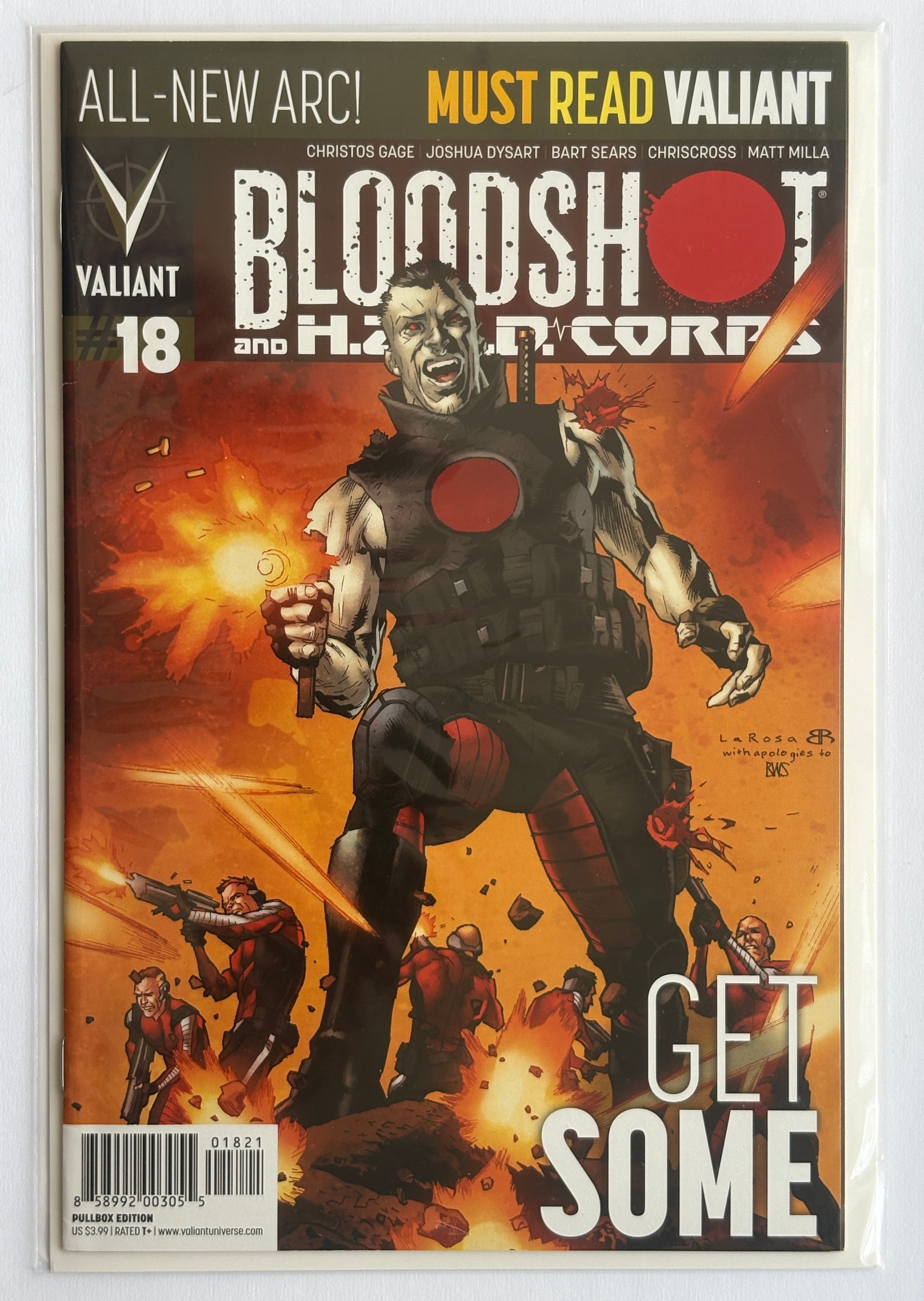 Bloodshot and H.A.R.D. Corps #18 1st Printing Valiant January 2014 VF 8.0