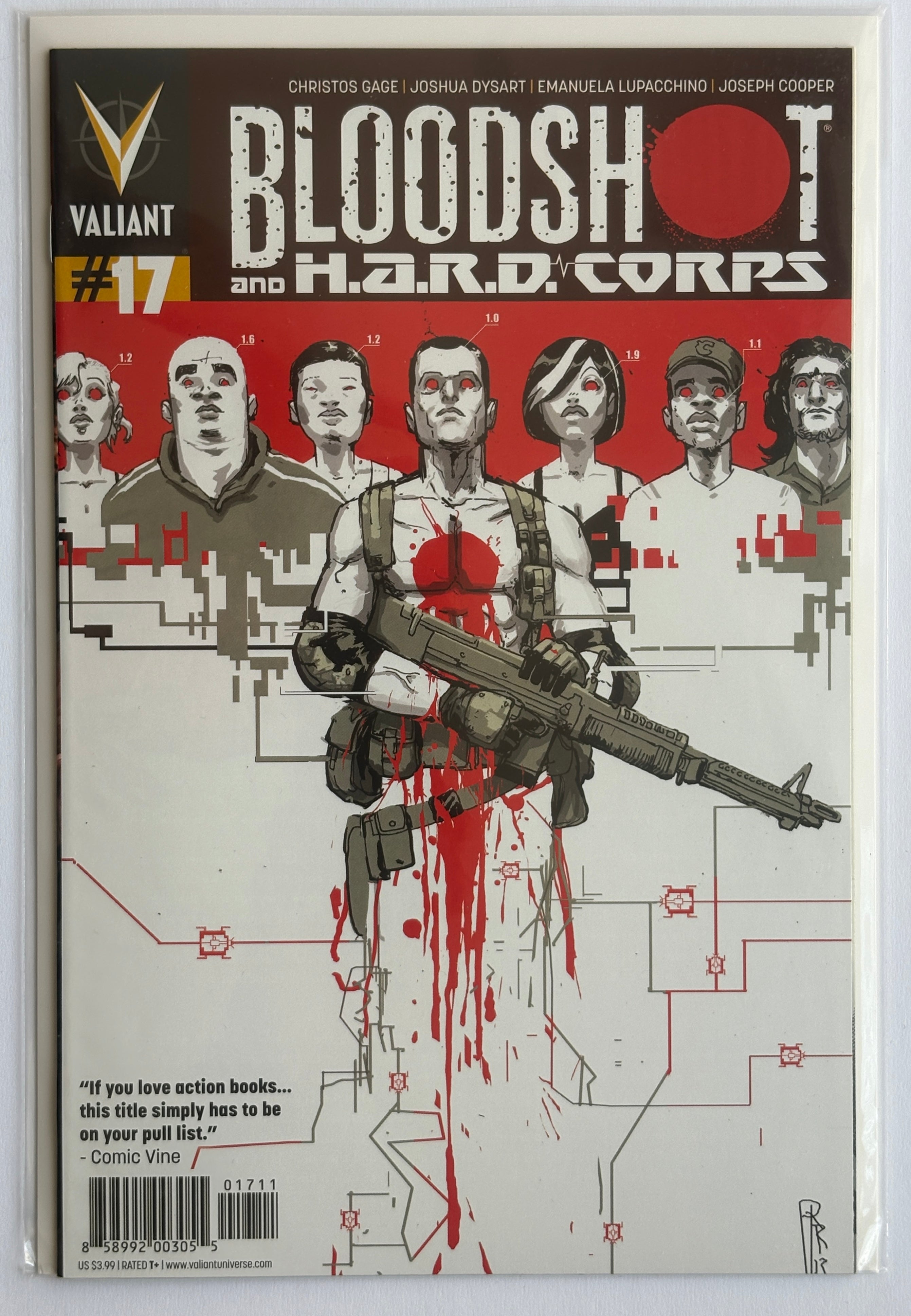 Bloodshot and H.A.R.D. Corps #17 1st Printing Valiant December 2013 VF 8.0