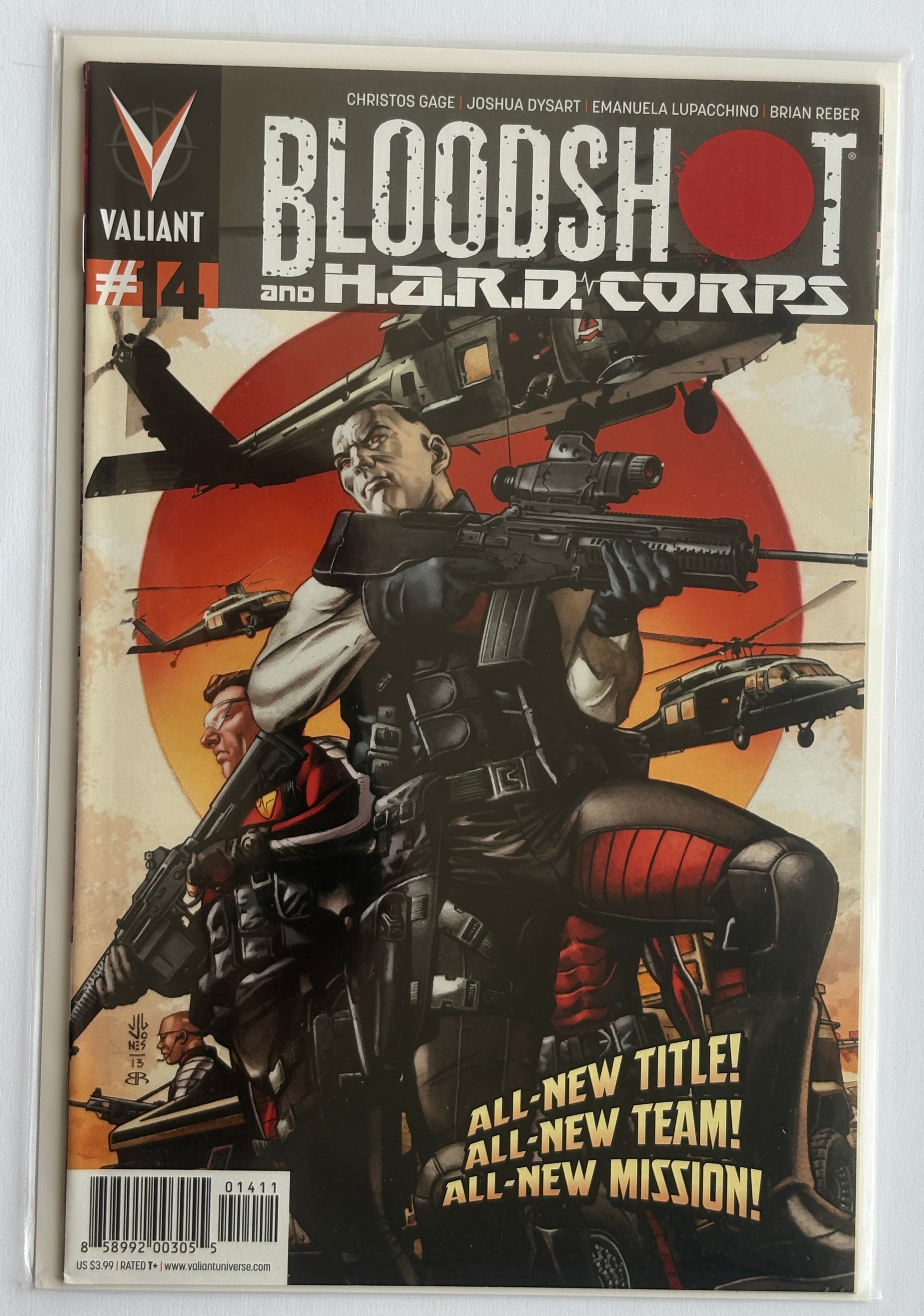 Bloodshot and H.A.R.D. Corps #14 1st Printing Valiant Comics Sept 2013 F/VF 7.0