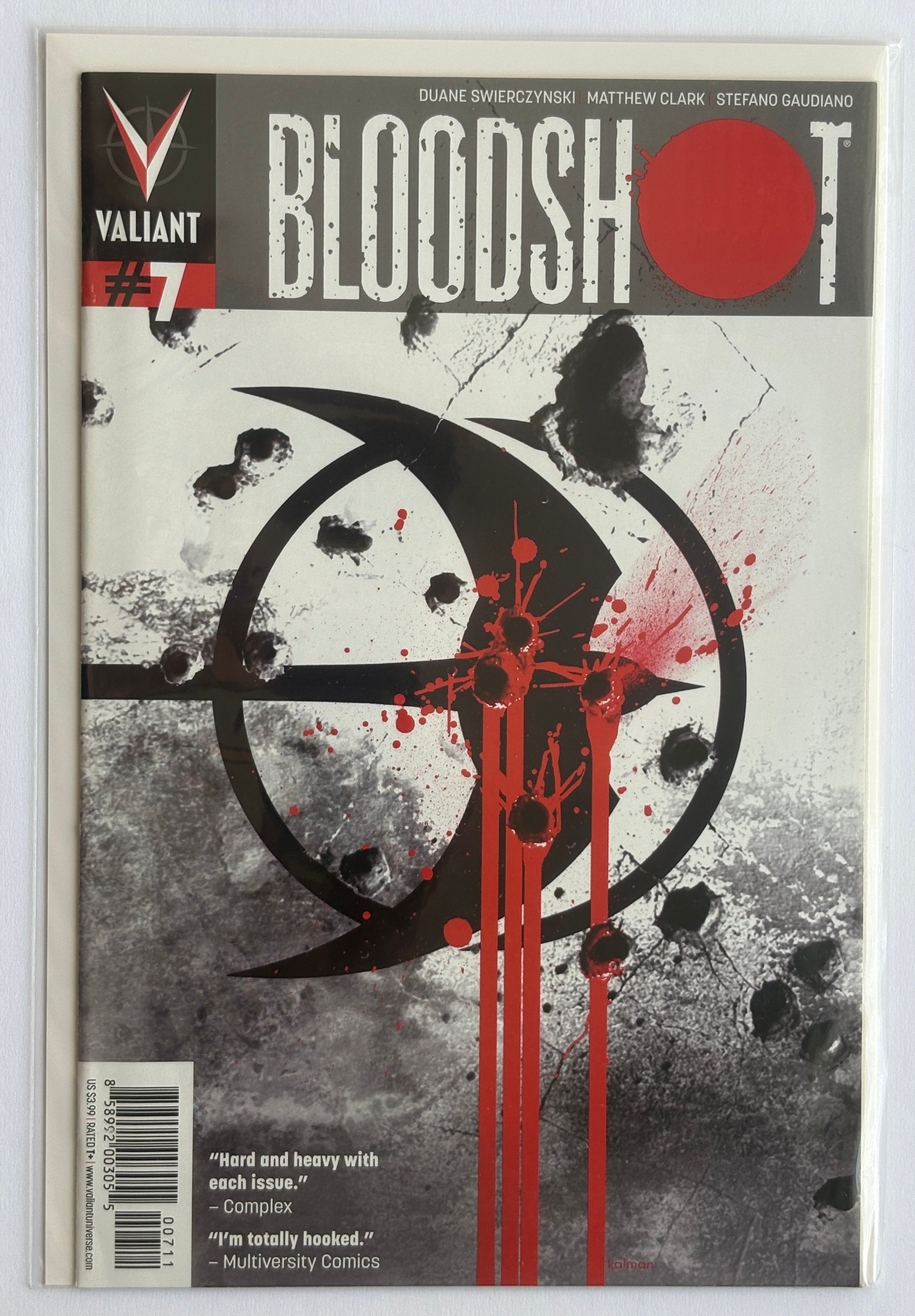 Bloodshot #7- 1st Printing - Valiant Comics - January 2012 VF 8.0