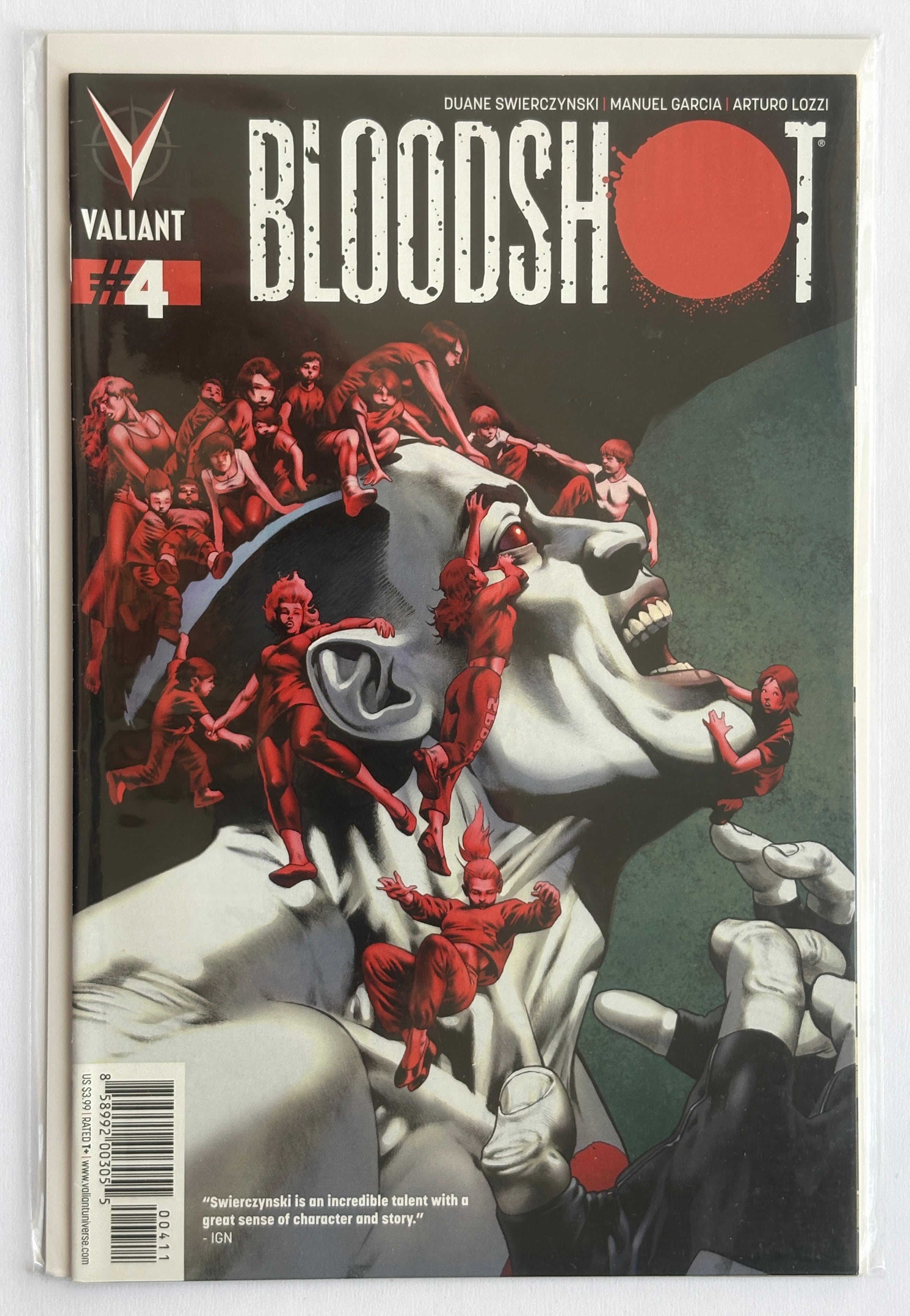 Bloodshot #4 - 1st Printing - Valiant Comics - October 2012 VF- 7.5