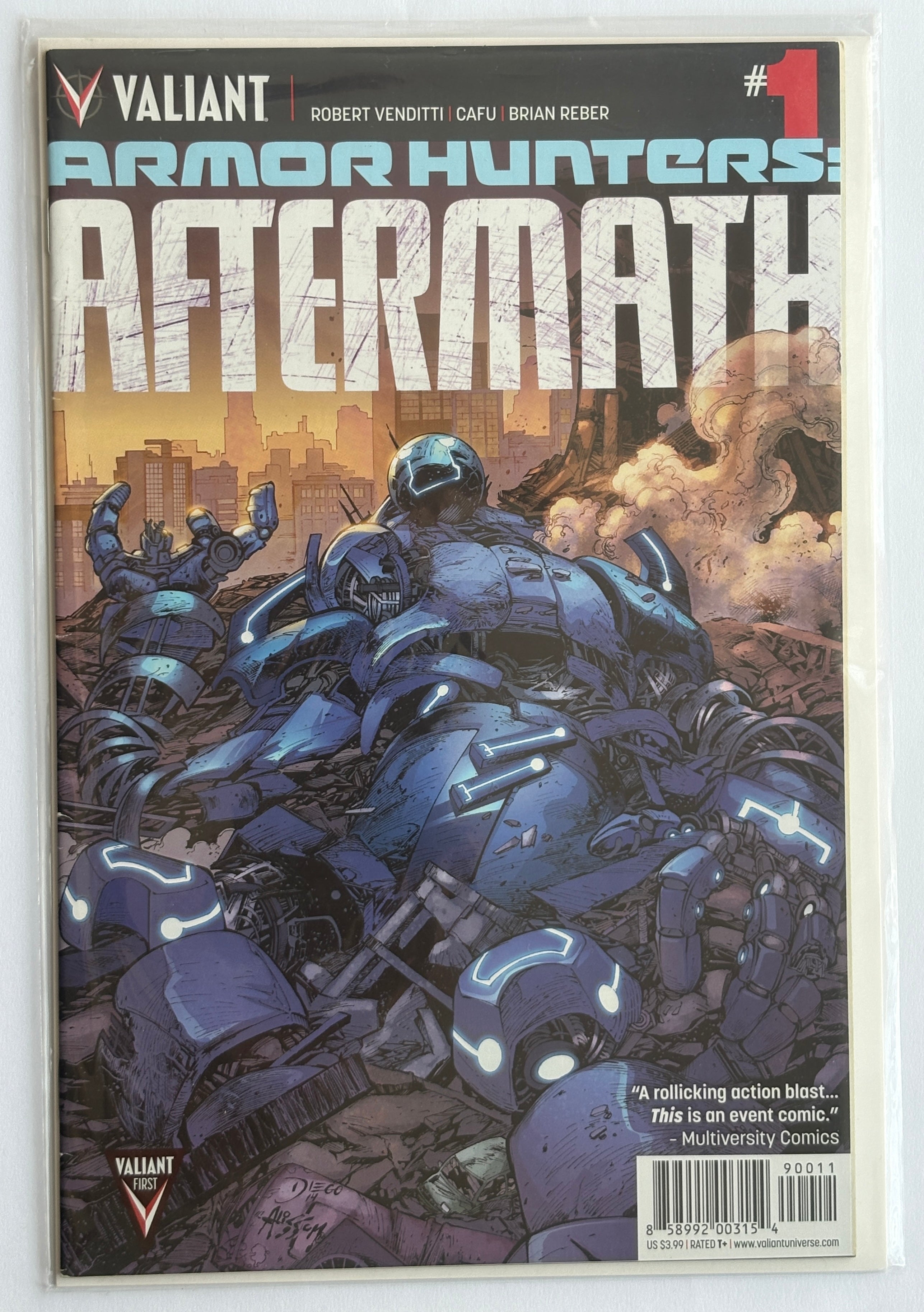 Armor Hunters: Aftermath #1 - 1st Printing Valiant Comics October 2014 F/VF 7.0