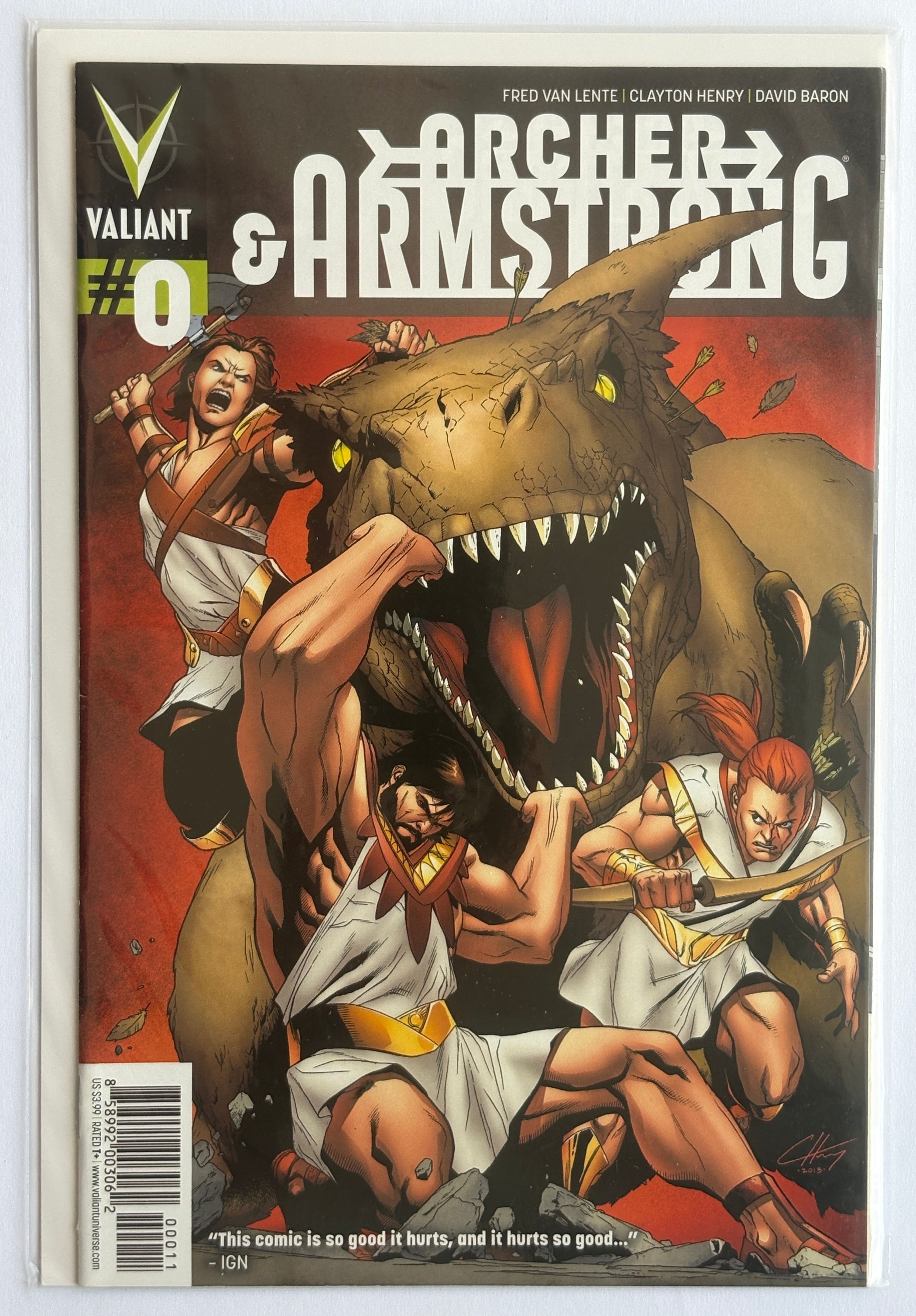 Archer & Armstrong #0 - 1st Printing - Valiant Comics - May 2013 VF- 7.5