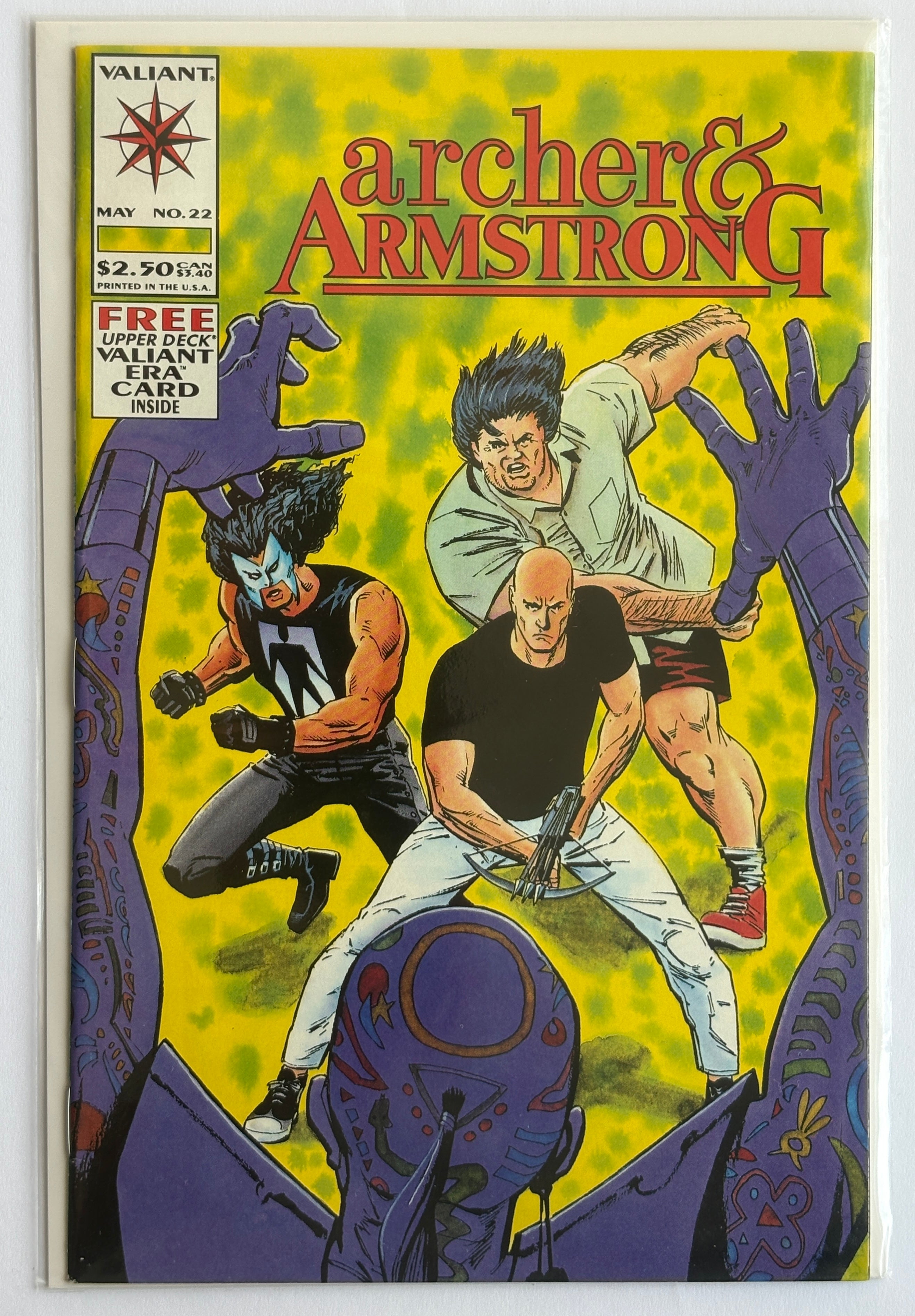 Archer & Armstrong #22 - Complete with Valiant Card Inside May 1994 VF 8.0