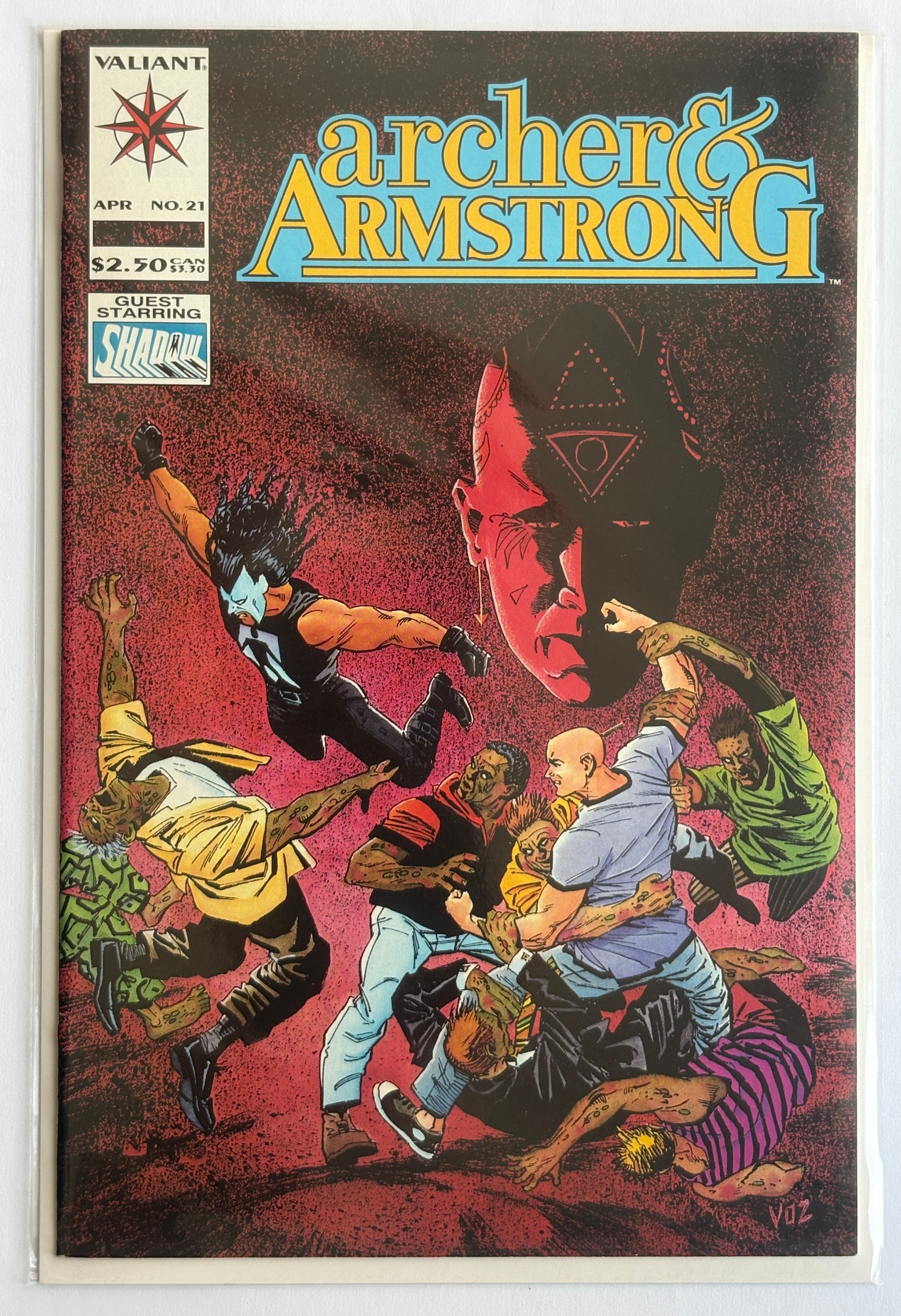 Archer & Armstrong #21 - 1st Printing - Valiant Comics April 1994 VF 8.0