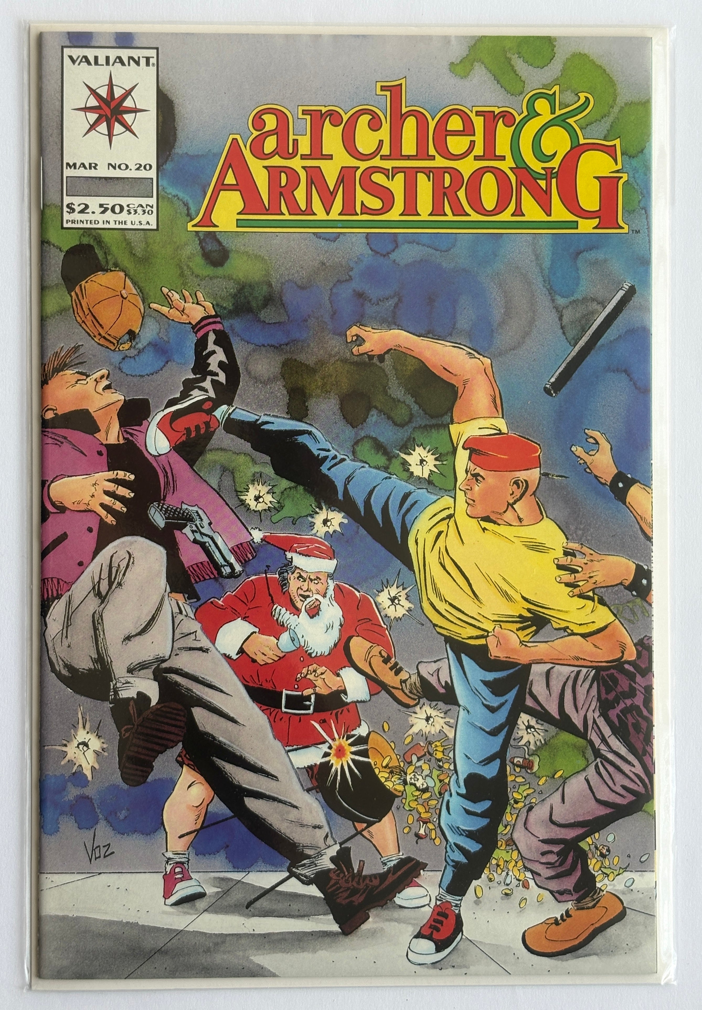 Archer & Armstrong #20 - 1st Printing - Valiant Comics March 1994 VF 8.0
