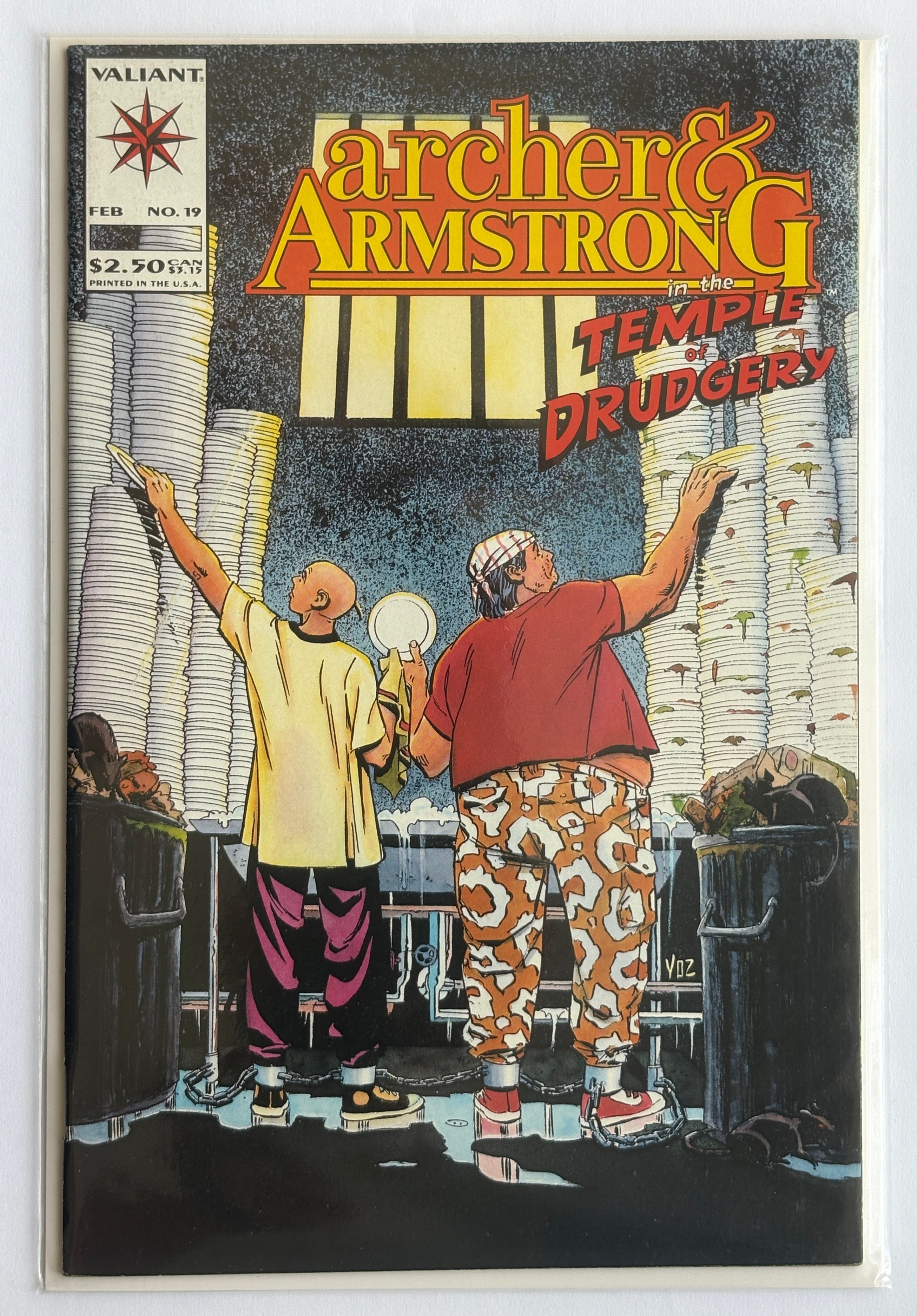 Archer & Armstrong #19 - 1st Printing - Valiant Comics February 1994 VF+ 8.5