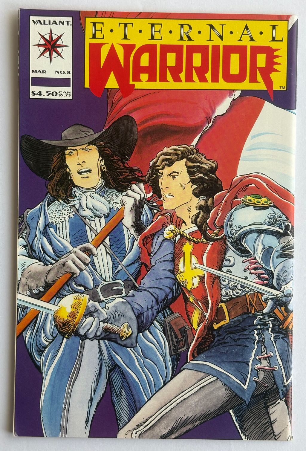 Archer & Armstrong #8 Eternal Warrior - 1st Printing Valiant March 1993 VF 8.0