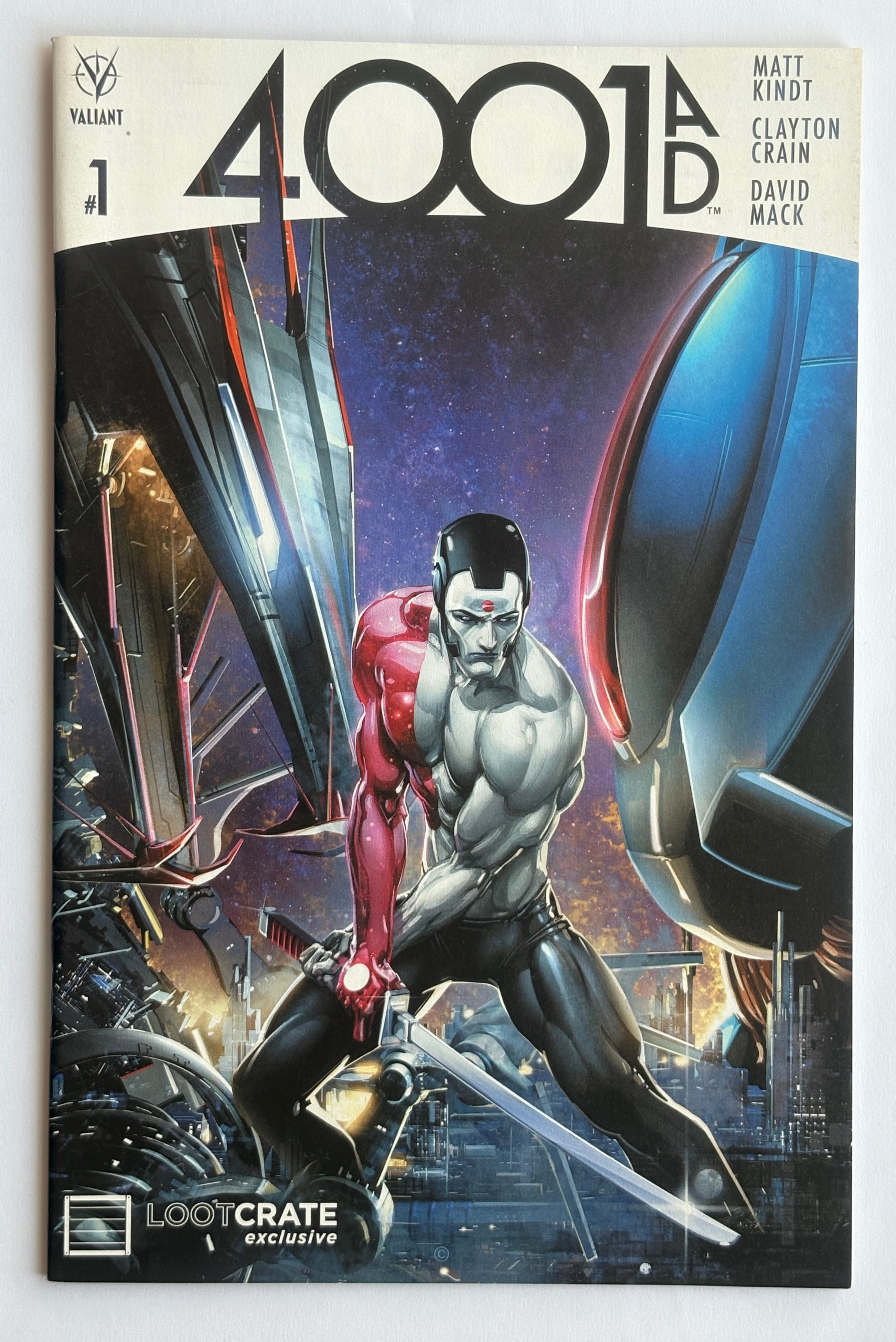 4001AD #1 - 1st Printing - Lootcrate Exclusive - Valliant Comics May 2016 VF 8.0