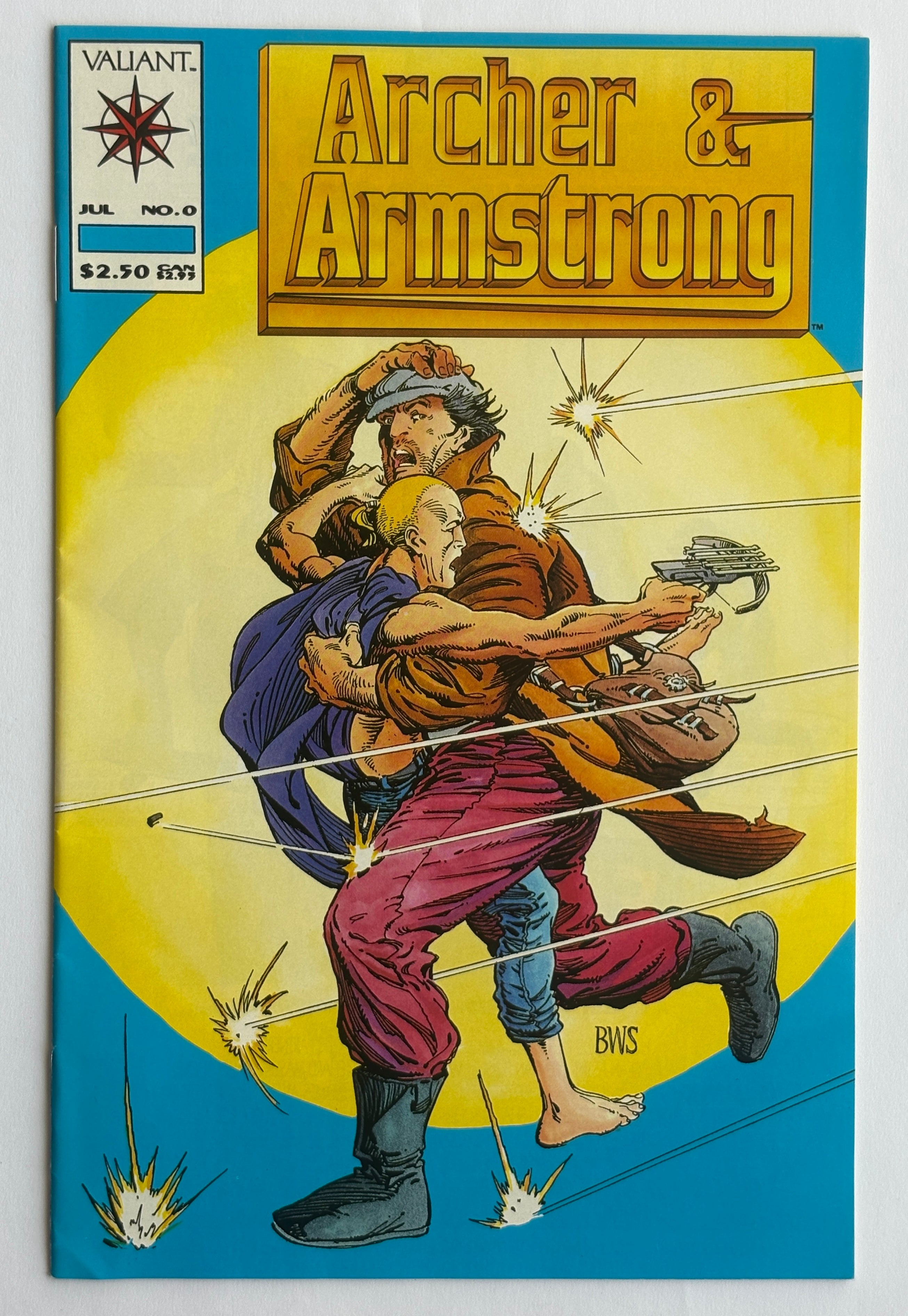 Archer & Armstrong #0 - 1st Printing - Valiant Comics - July 1992 VF- 7.5