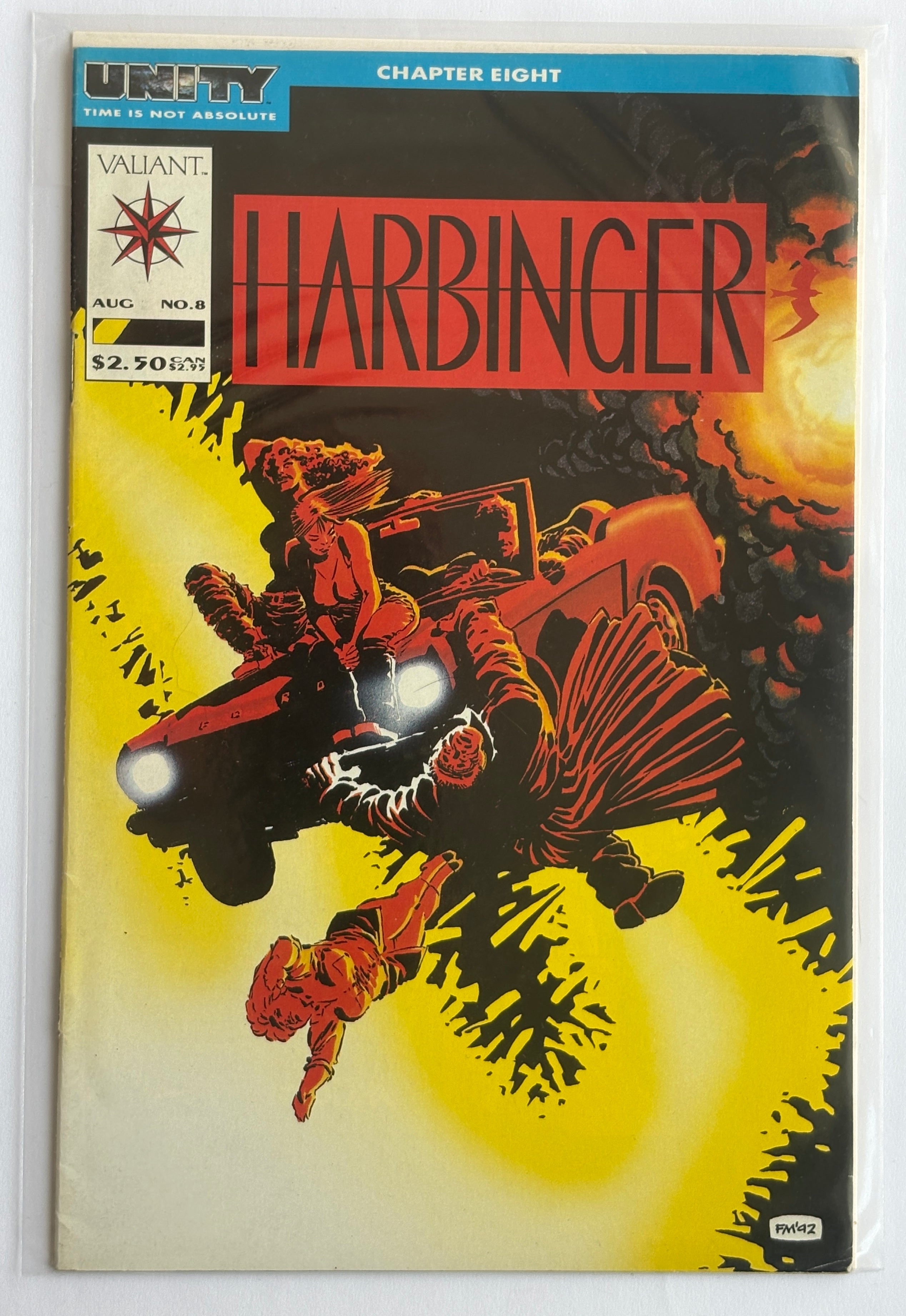 Harbinger #8 - Valiant Comics August 1992 F/VF 7.0