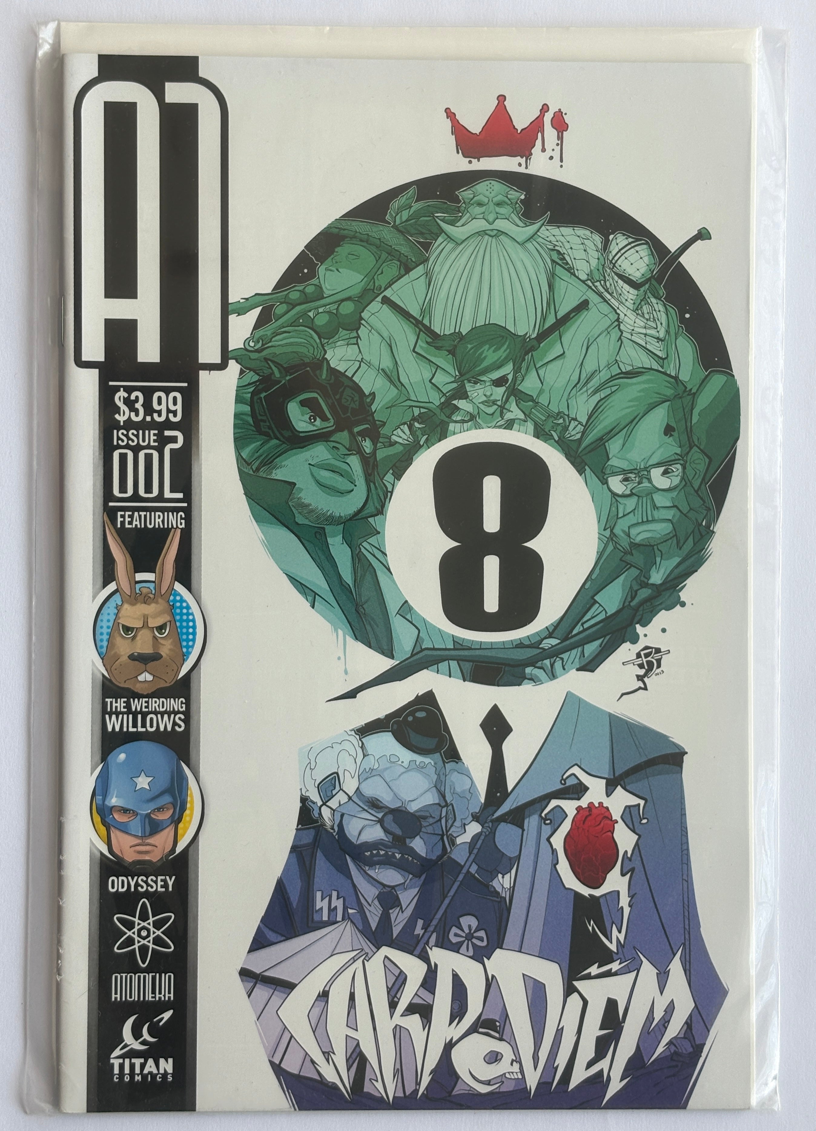 A1 #2 - Carpe Diem - 1st Printing Titan Comics August 2013 VF+ 8.5