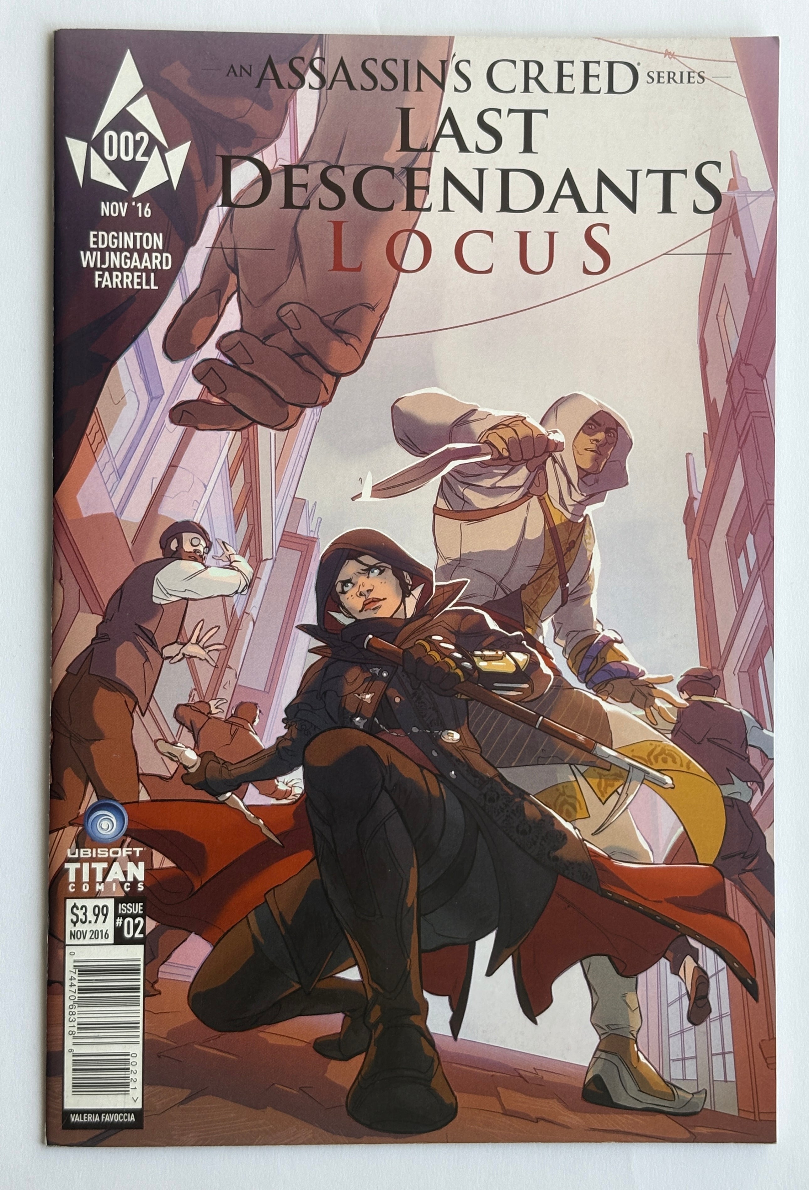Assassin's Creed: Locus #2 - 1st Printing Titan Comics November 2016 VF+ 8.5