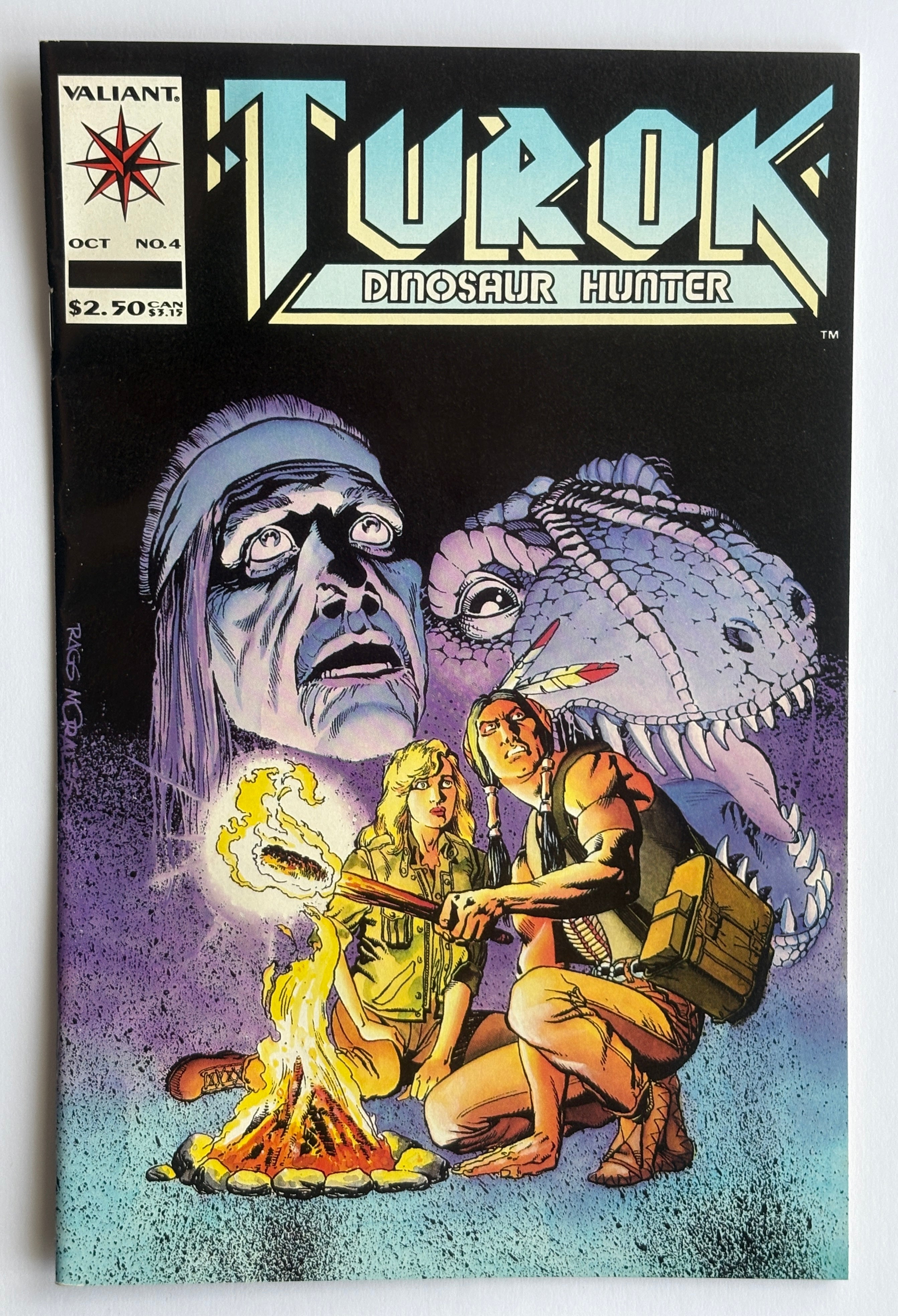 Turok Dinosaur Hunter #4 - Valiant Comics October 1993 VF/NM 9.0