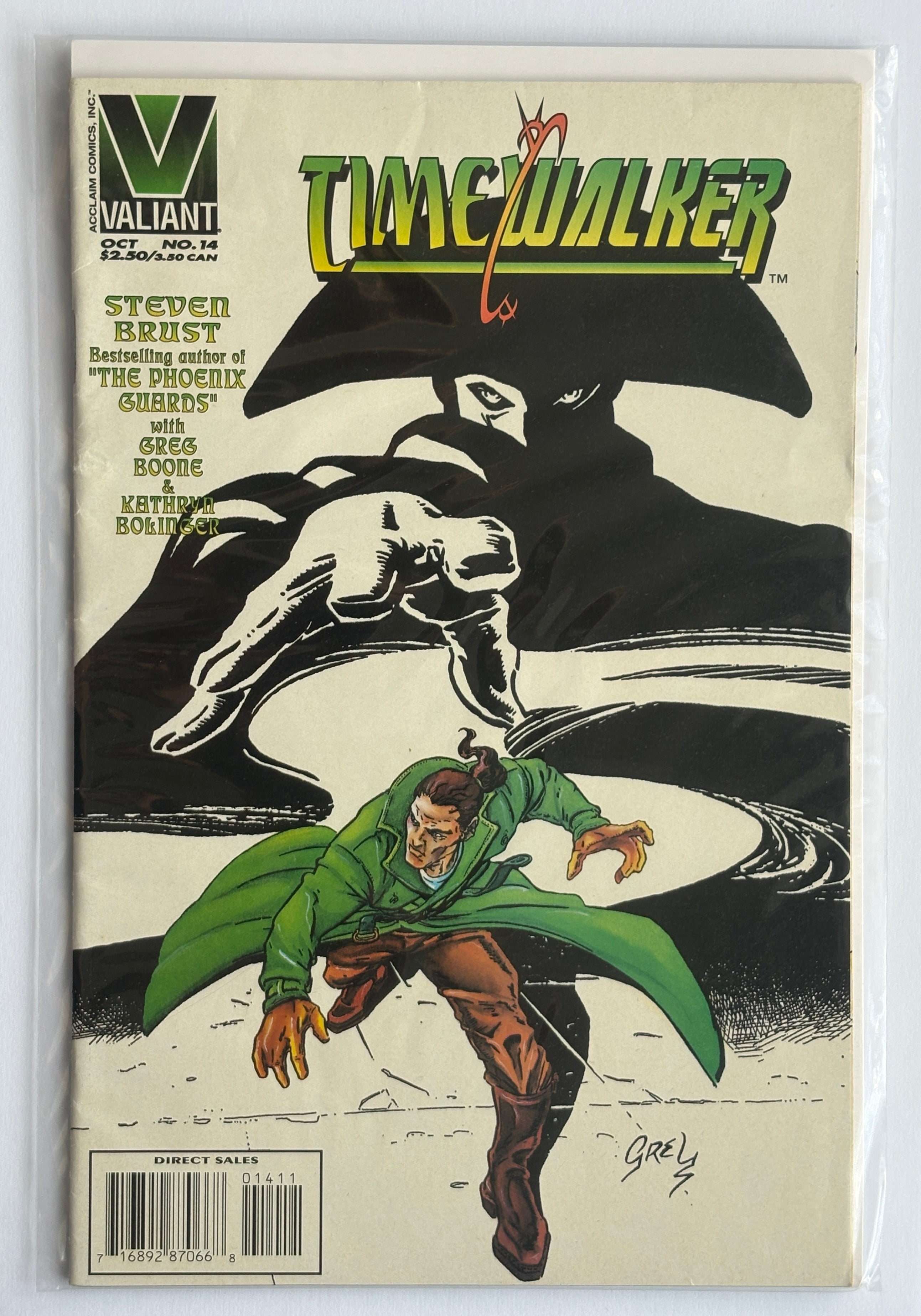 Timewalker #14 - 1st Printing - Valiant Comics October 1995 F/VF 7.0