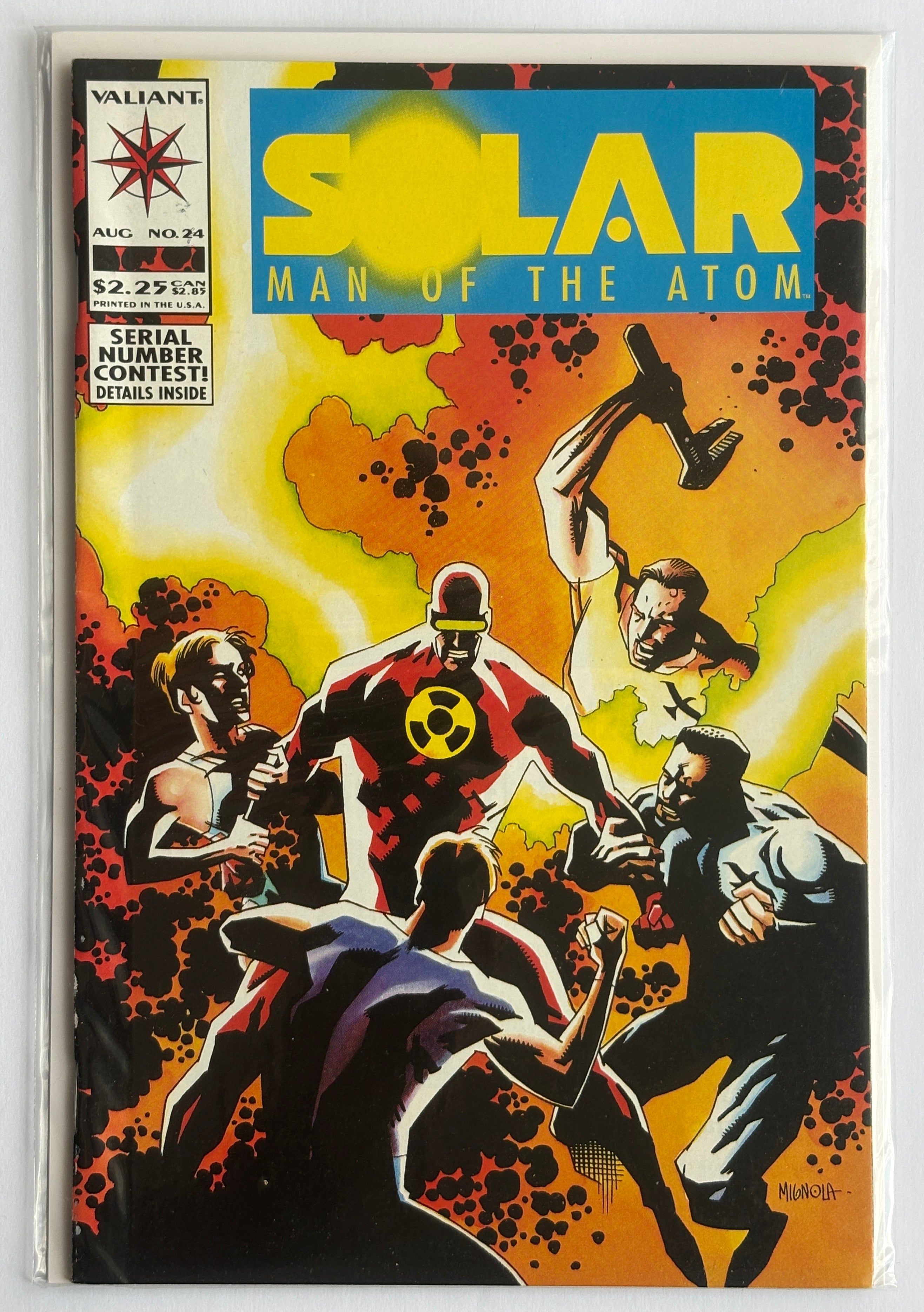 Solar Man of the Atom #24 - Valiant Comics August 1993 VF+ 8.5