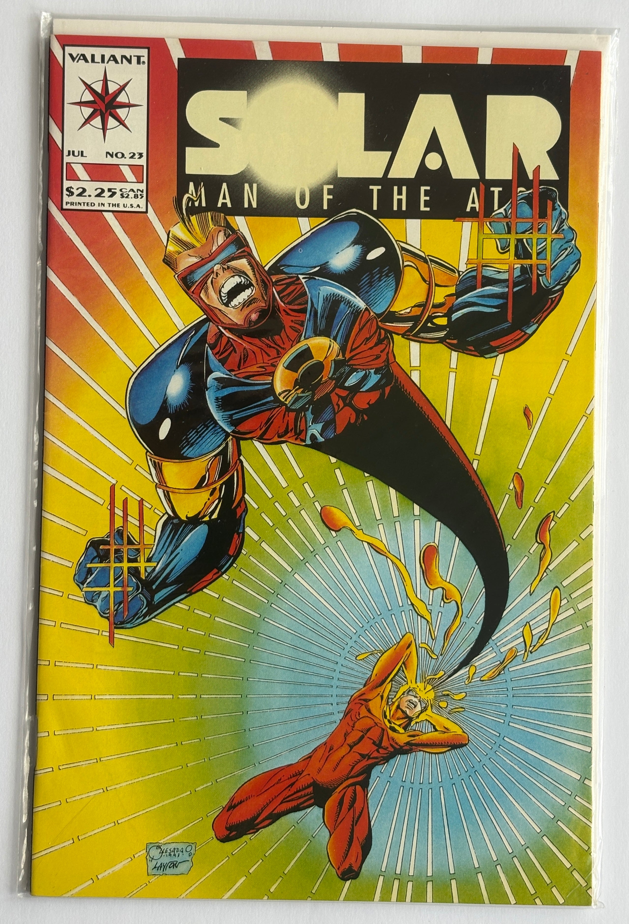 Solar Man of the Atom #23 - Valiant Comics July 1993 VF 8.0