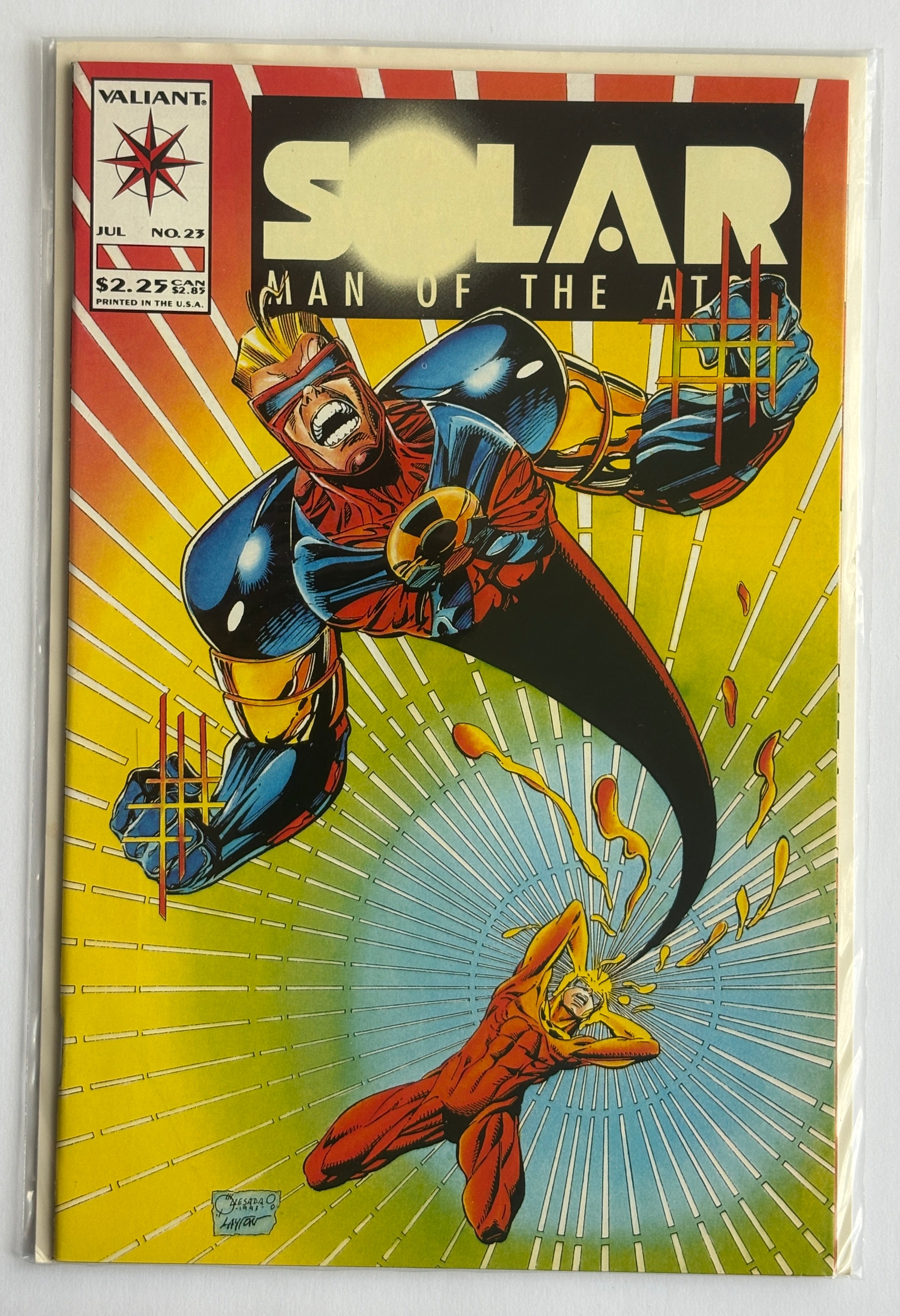 Solar Man of the Atom #23 - Valiant Comics July 1993 VF/NM 9.0