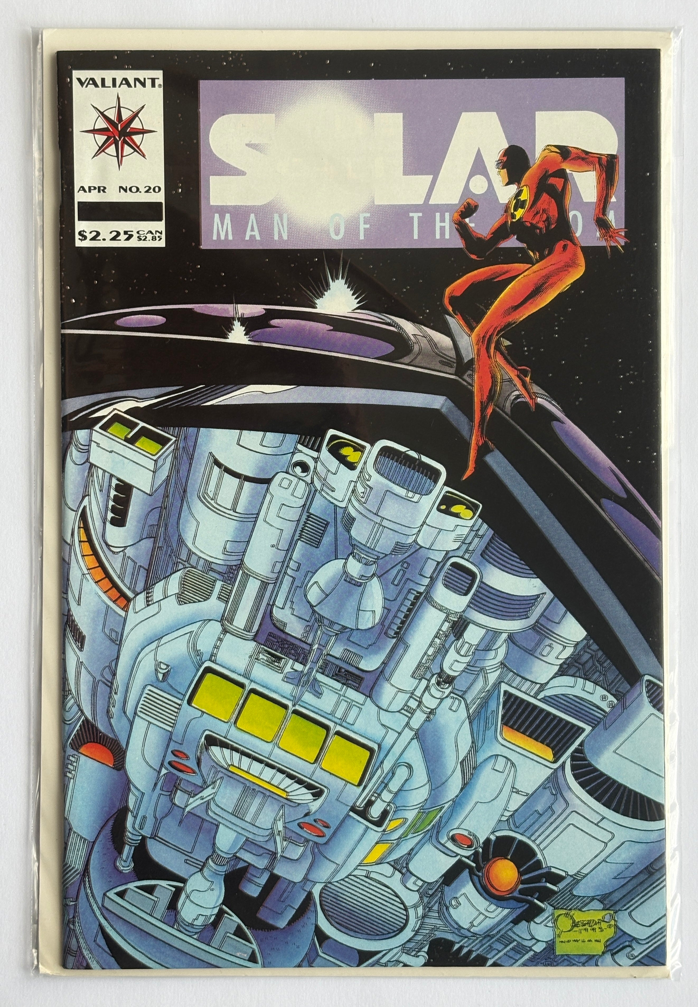 Solar Man of the Atom #20 - Valiant Comics April 1993 VF+ 8.5