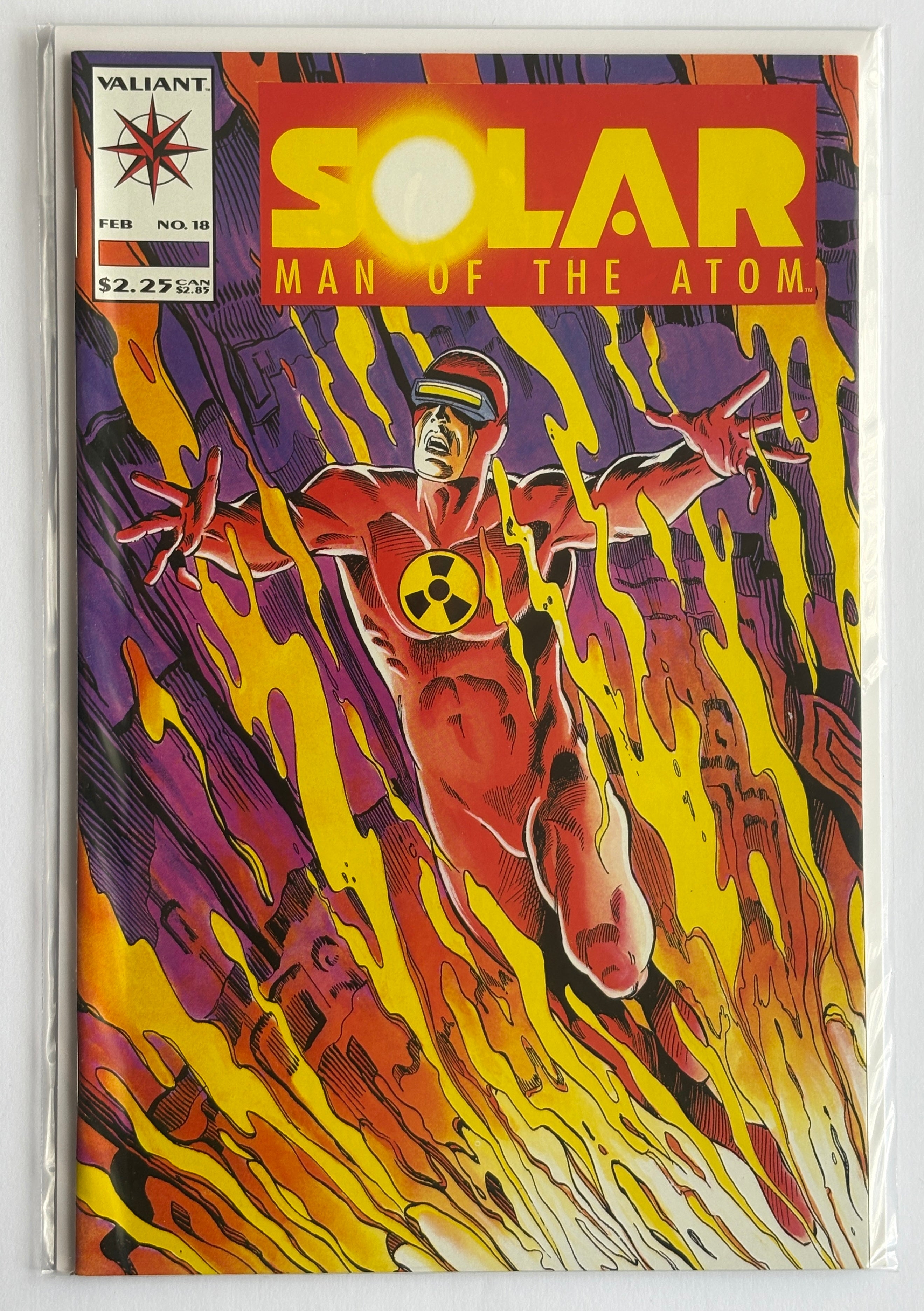 Solar Man of the Atom #18 - Valiant Comics Febuary 1993 VF+ 8.5