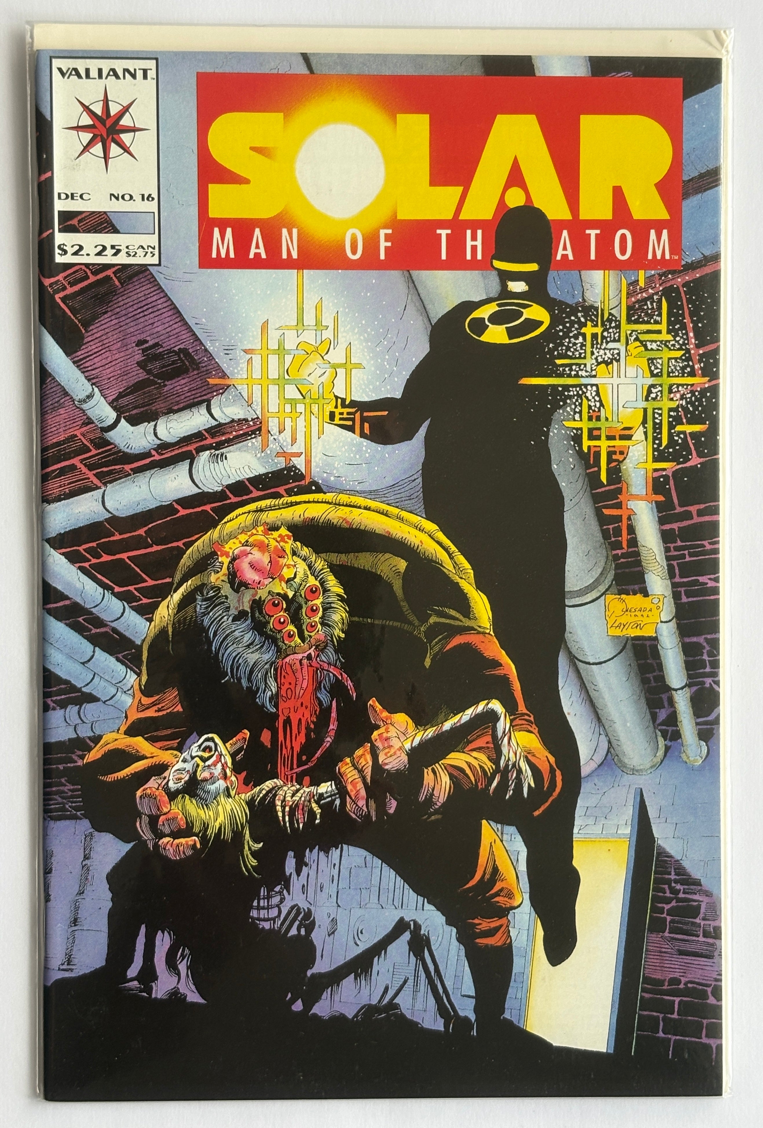 Solar Man of the Atom #16 - Valiant Comics December 1992 VF+ 8.5