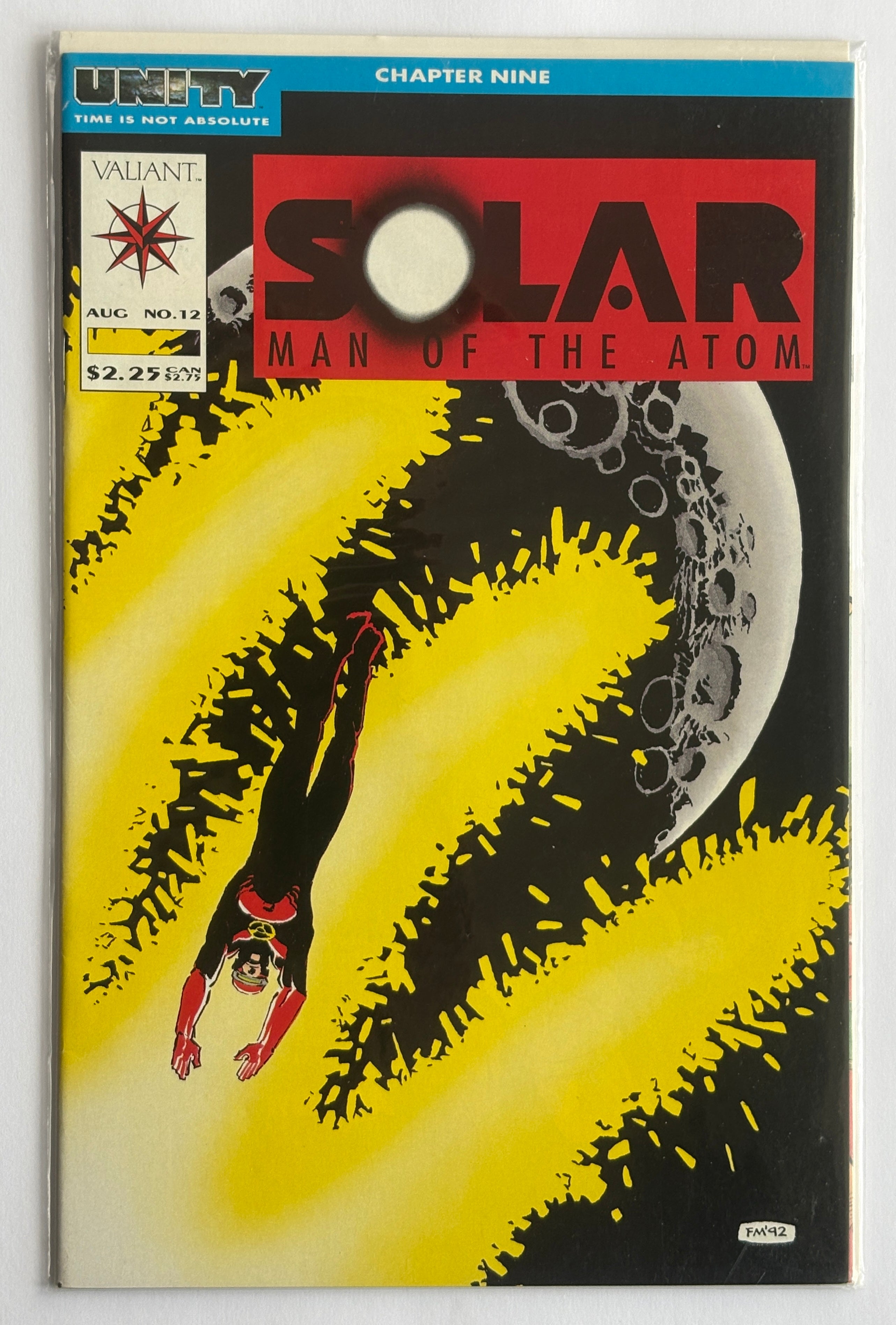 Solar Man of the Atom #12 - Valiant Comics August 1992 VF+ 8.5