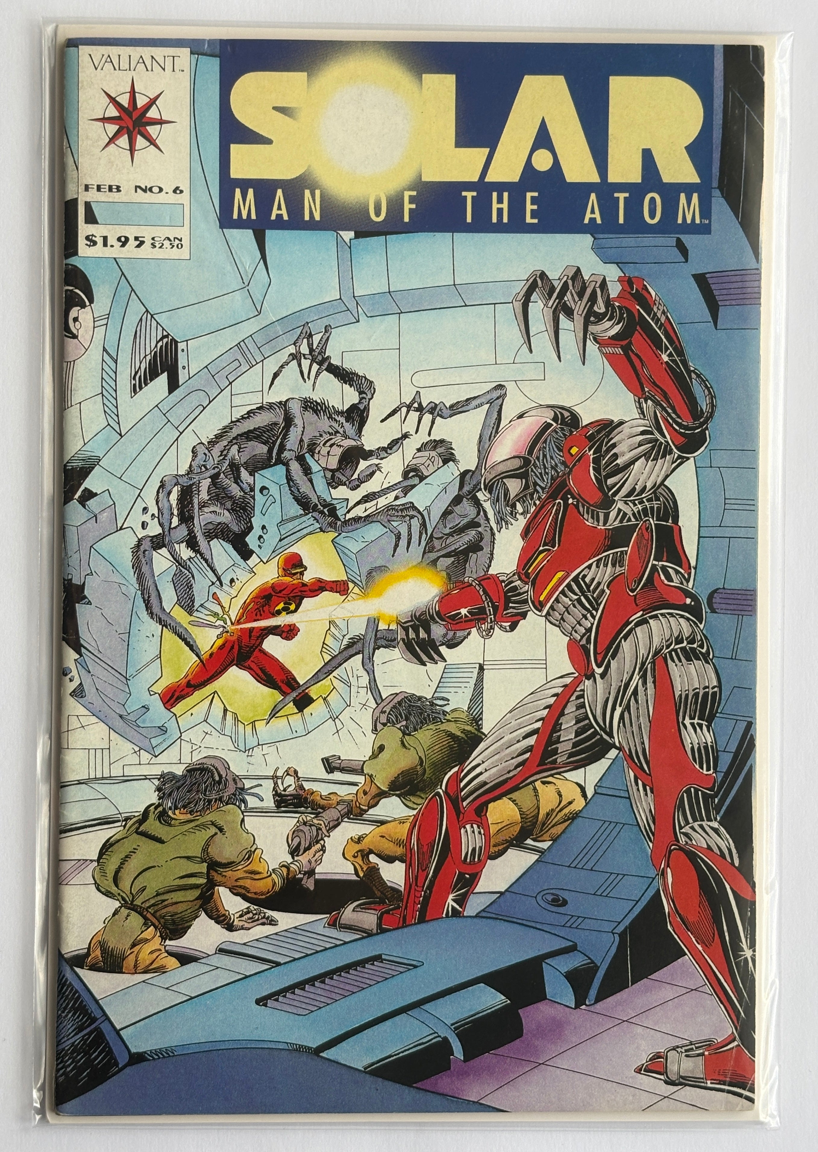Solar Man of the Atom #6 - Valiant Comics February 1992 FN 6.0