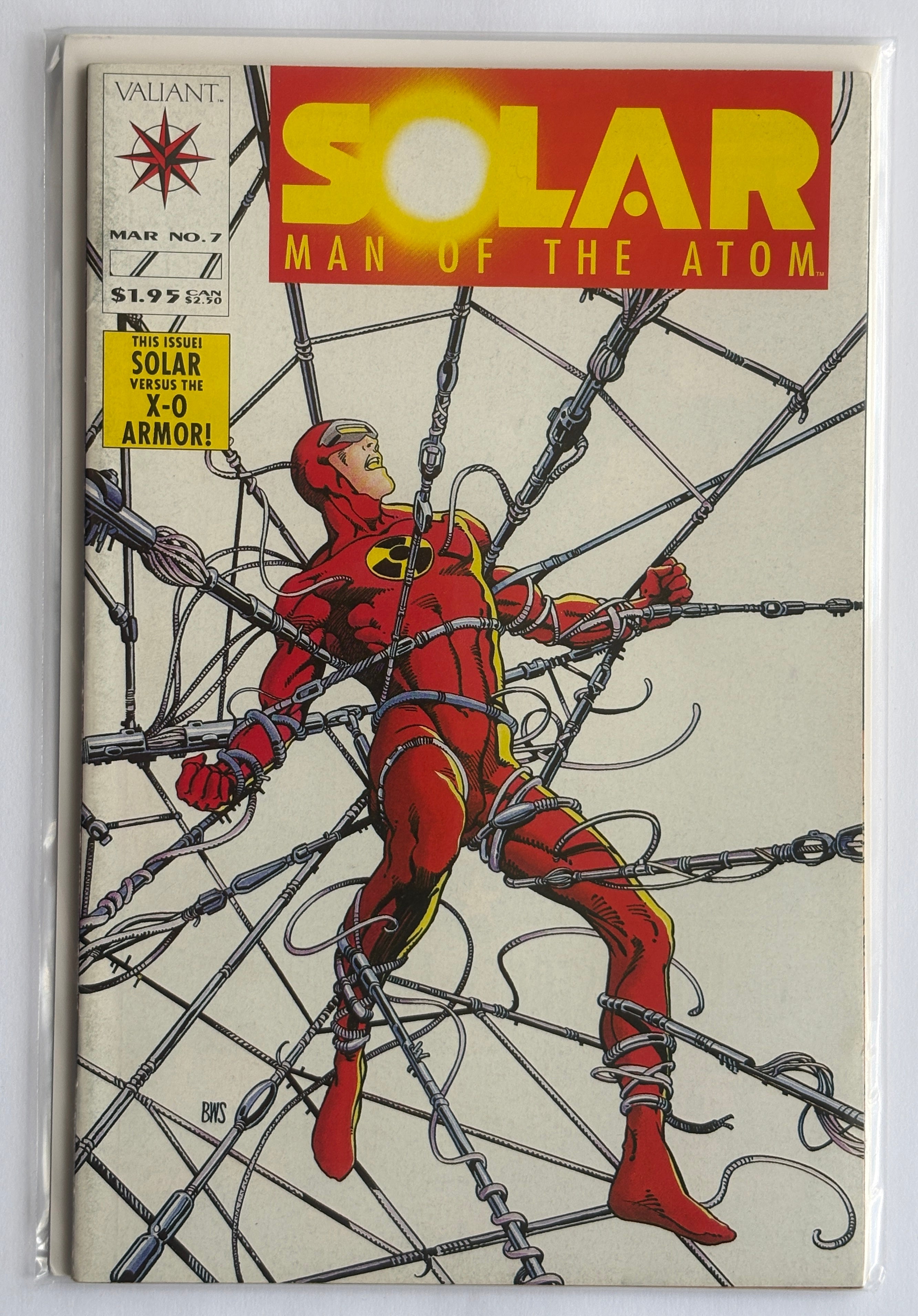Solar Man of the Atom #7 - Valiant Comics March 1992 F/VF 7.0