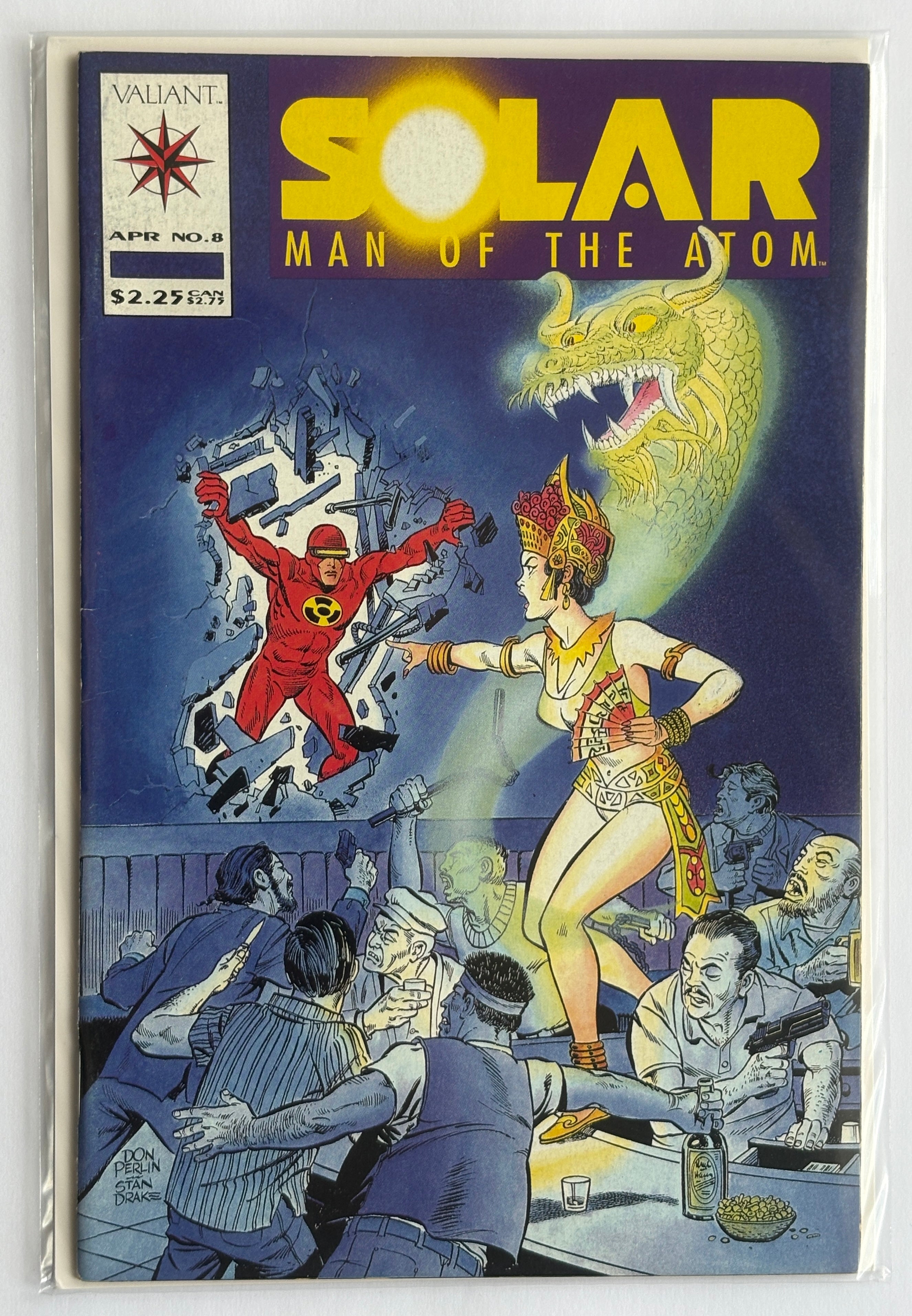 Solar Man of the Atom #8 - Valiant Comics April 1992 F/VF 7.0