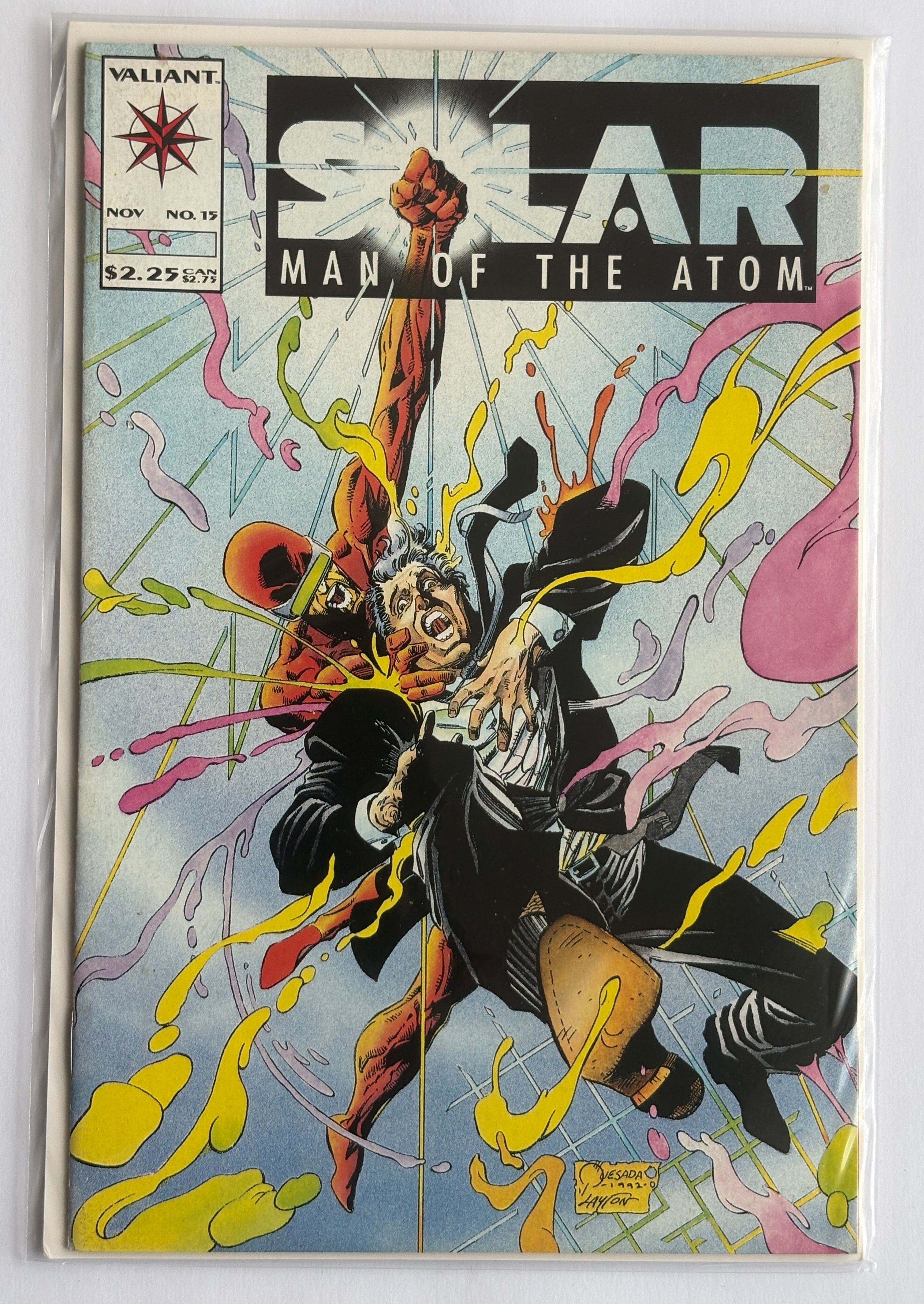 Solar Man of the Atom #15 - Valiant Comics November 1992 VF+ 8.5