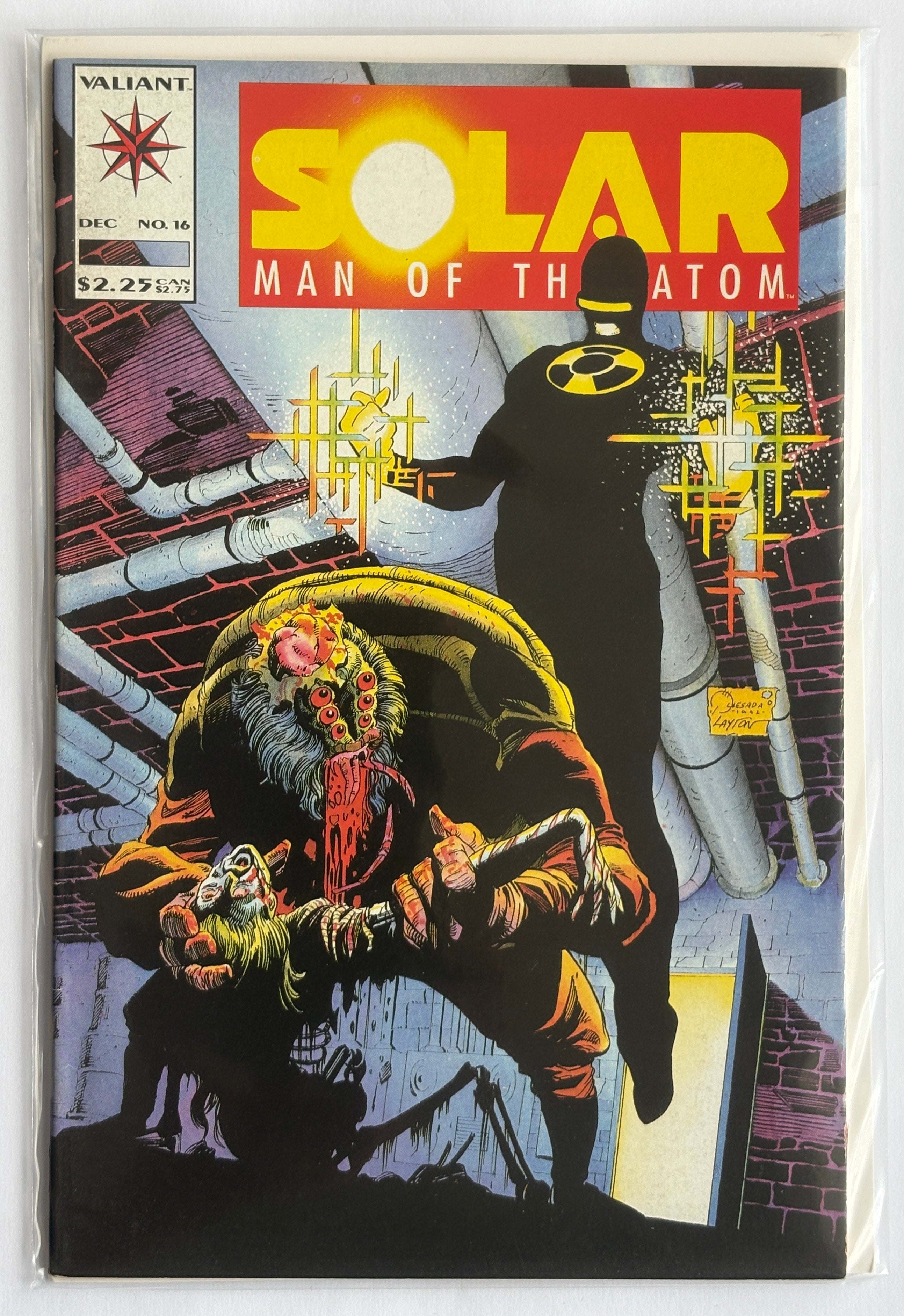 Solar Man of the Atom #16 - Valiant Comics December 1992 VF+ 8.5