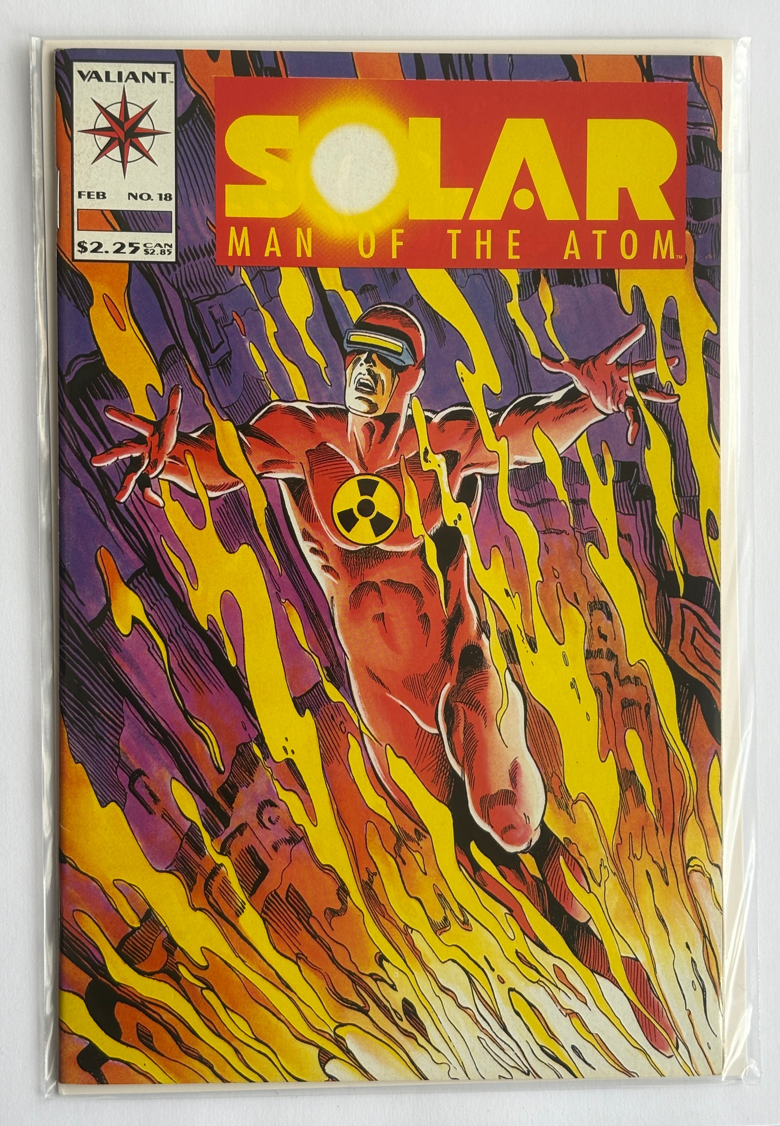 Solar Man of the Atom #18 - Valiant Comics Febuary 1993 VF 8.0